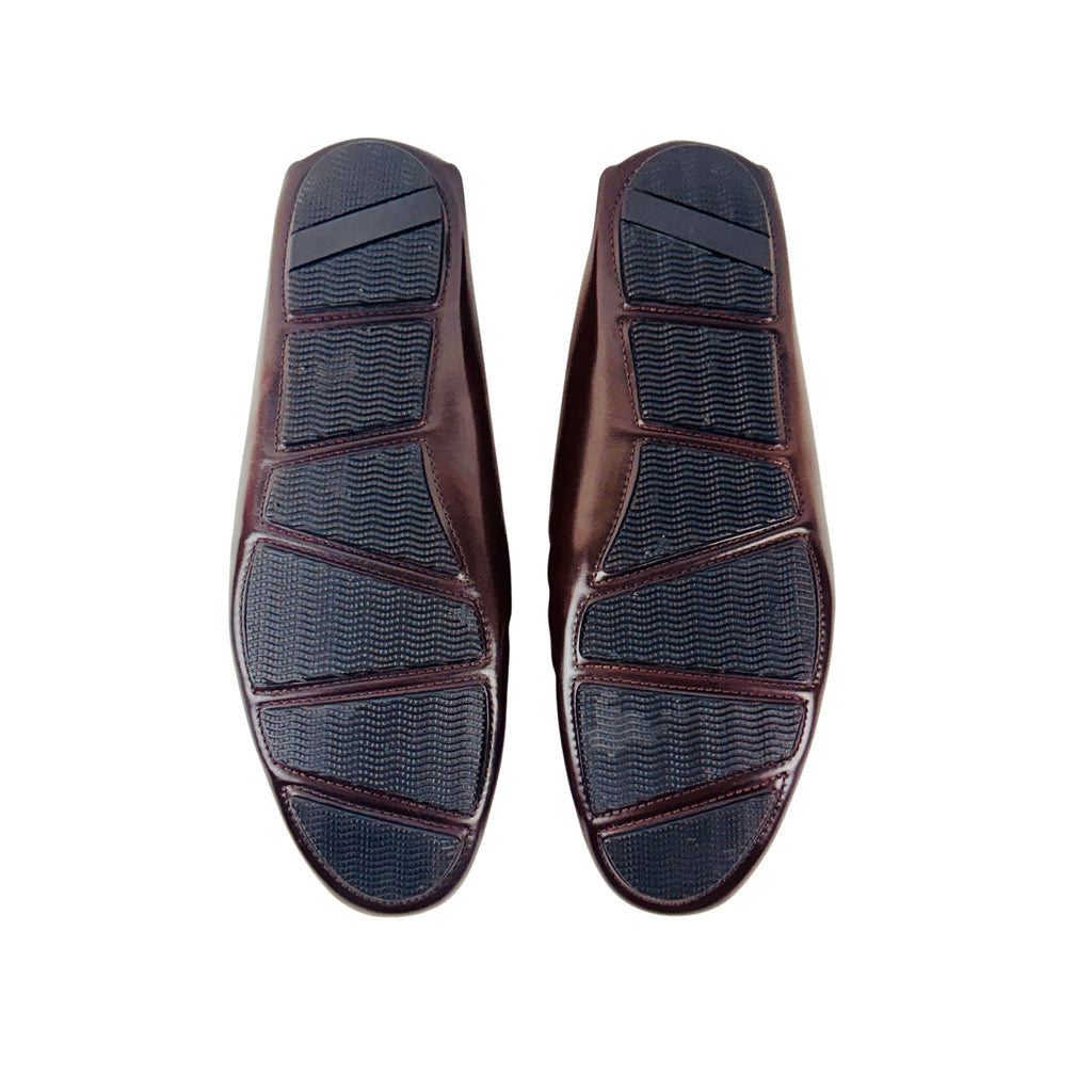 ROBERTO CAVALLI Rc Monogram Patent Leather Moccasins/Loafers/Driving (Size 45)