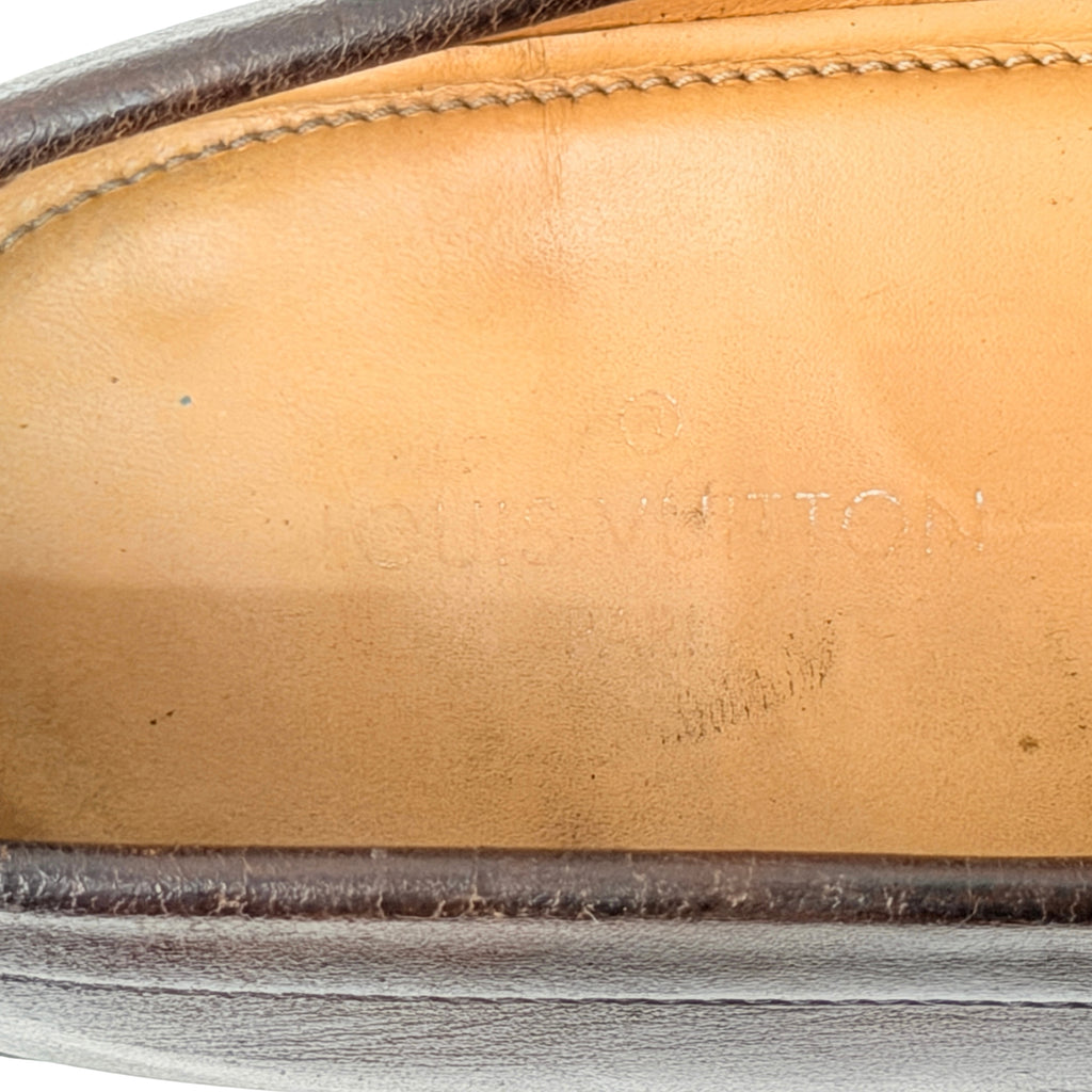 LOUIS VUITTON Burgundy Colour Major Loafers/ Moccasins (Size 41)