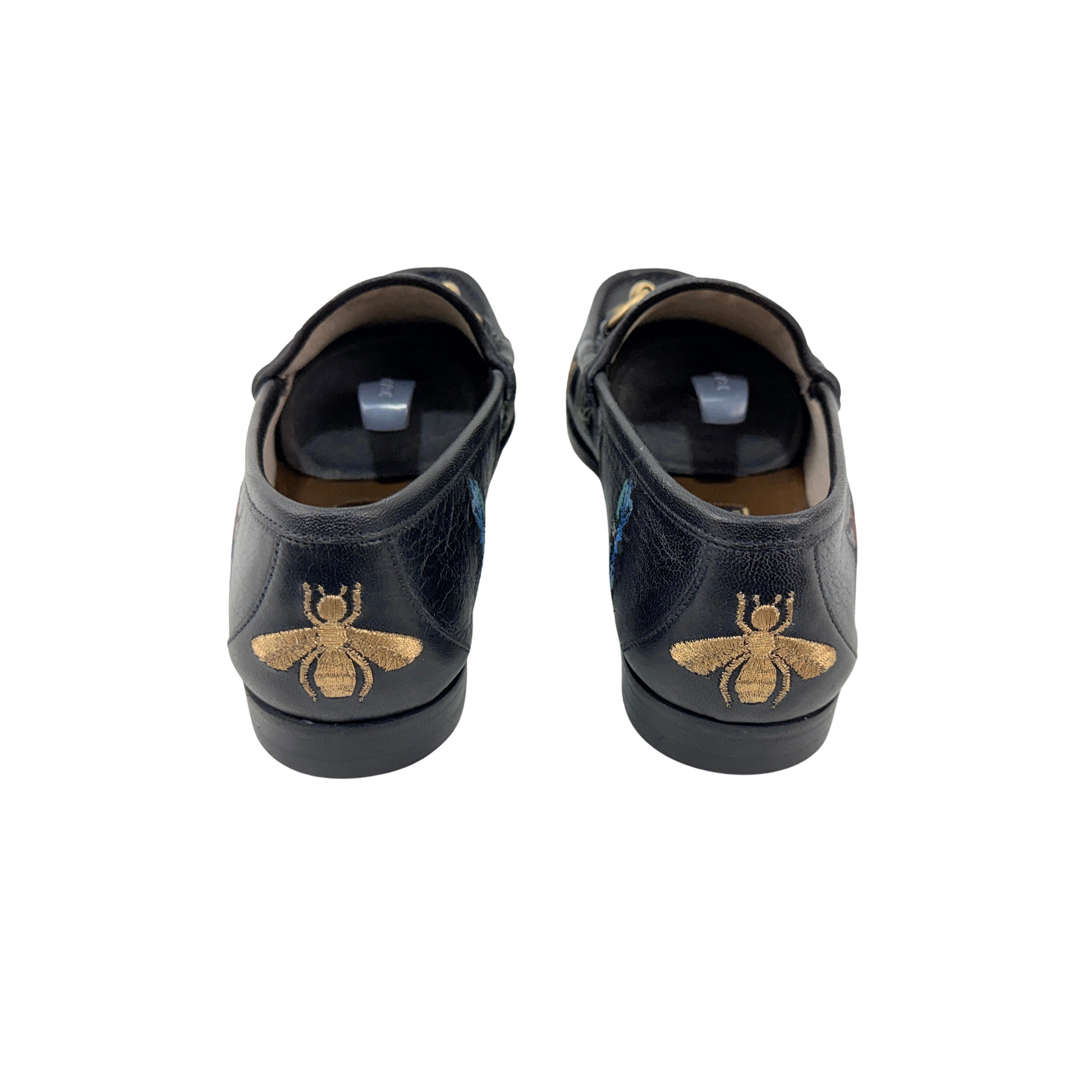 GUCCI Jordan 1953 Embroidered Insect Horsebit Loafers/Moccasins (Size 42)