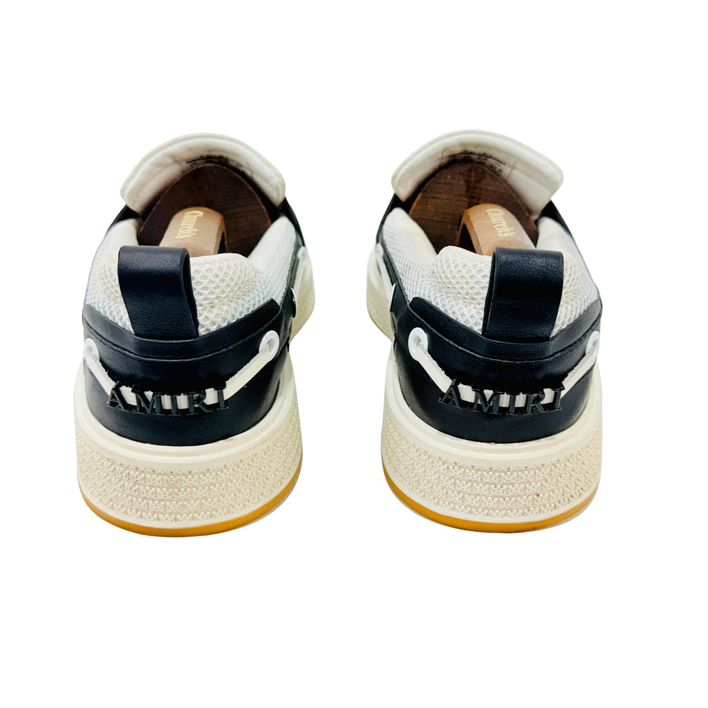 AMIRI MA Black & White Tassel Hybrid Loafers/Moccasins/Boat (Size 42)
