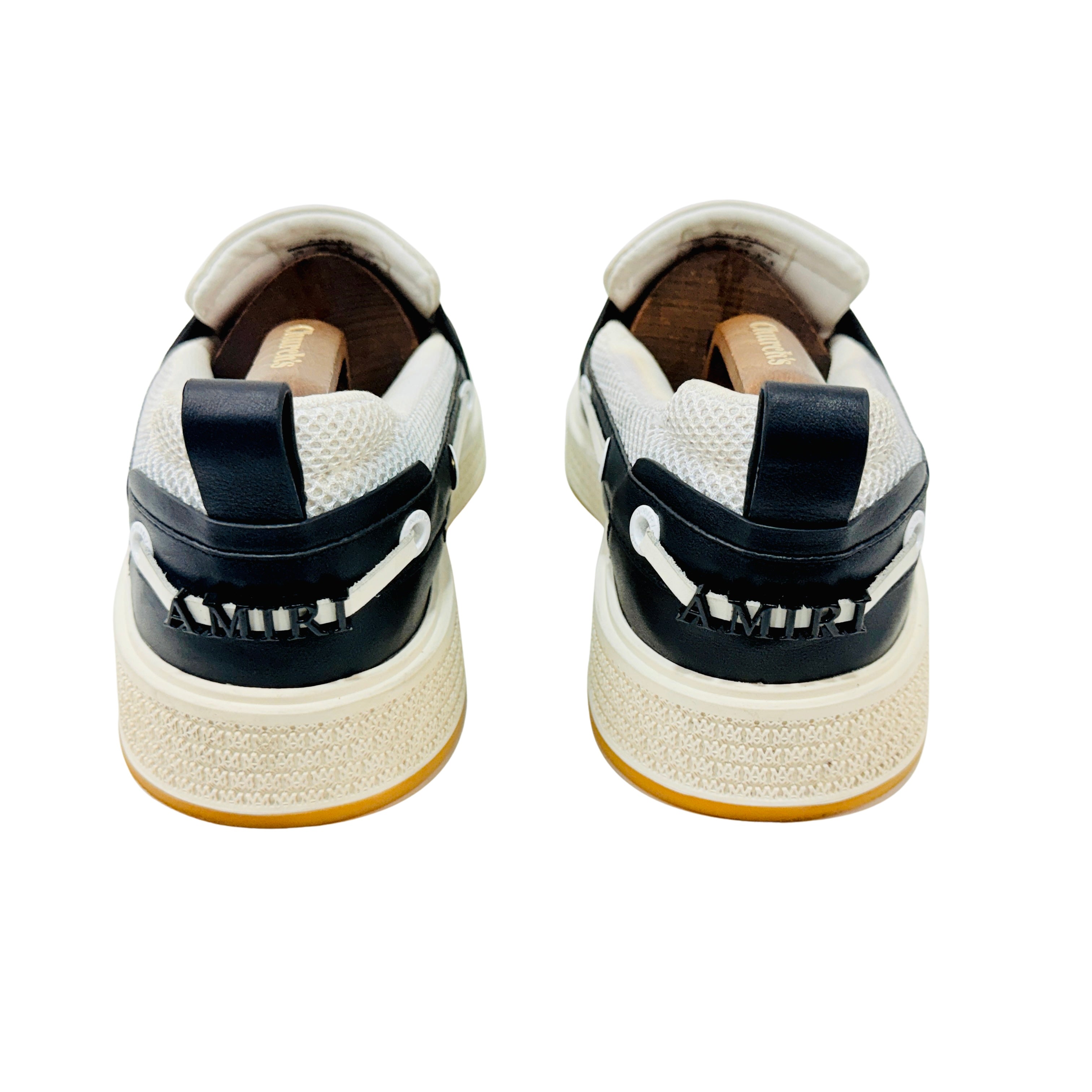 AMIRI MA Black & White Tassel Hybrid Loafers/Moccasins/Boat (Size 42)