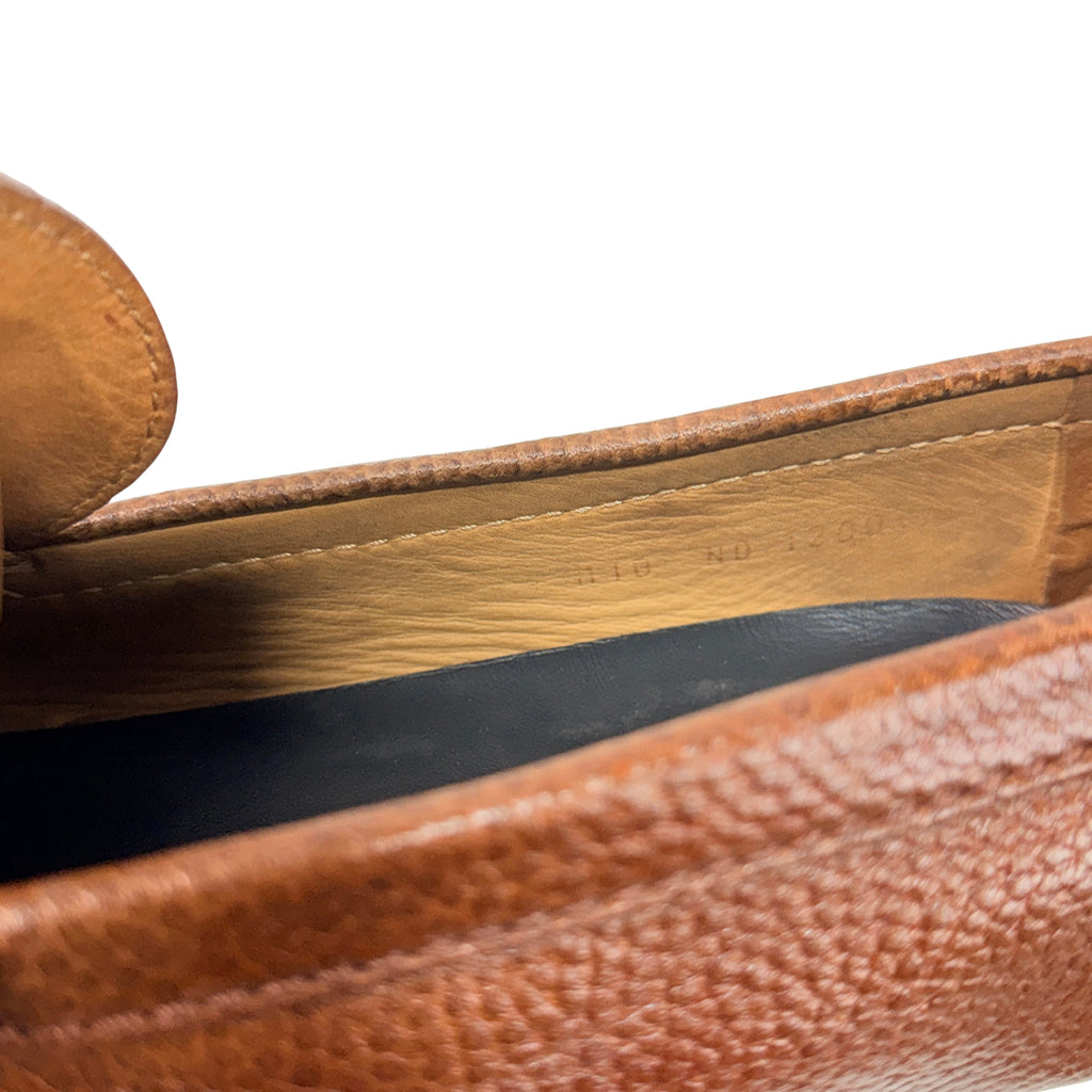 LOUIS VUITTON Hockenheim Brown Suede And Grain Leather Loafers/Moccasins/Driving (Size 44.5)