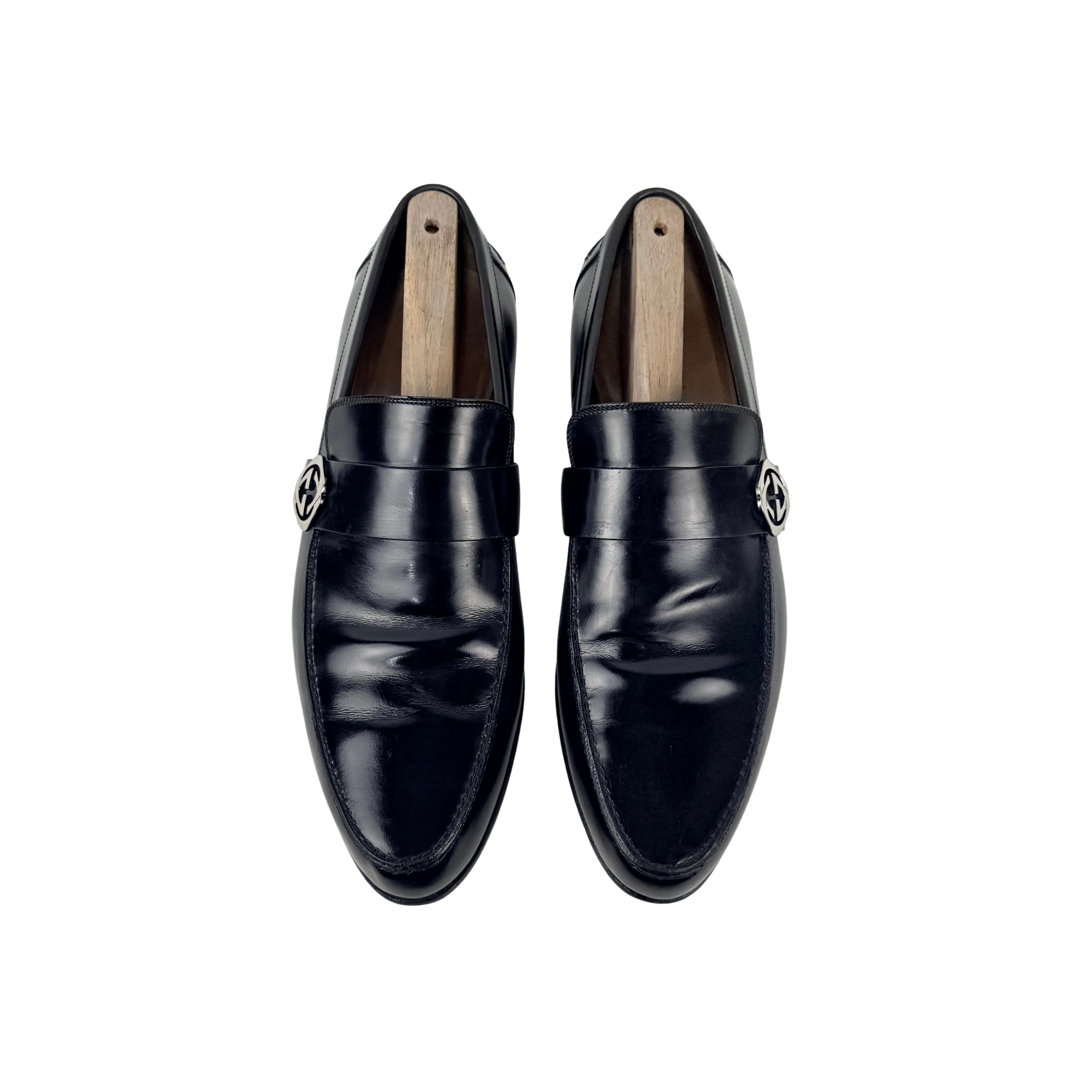 GUCCI Slip-on Loafer / Moccasin With G Logo (Size 42)
