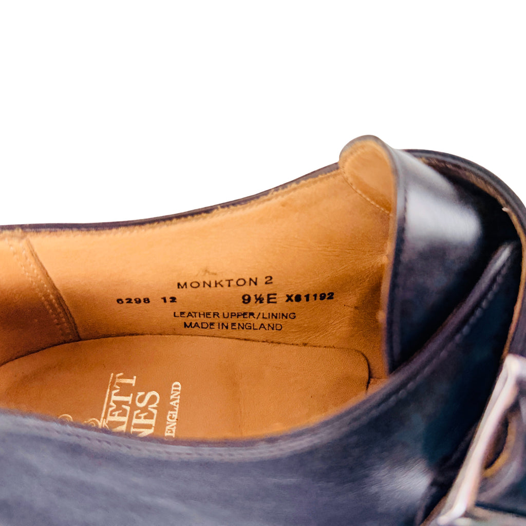 CROCKETT & JONES Monkton-Single Monk Strap/Dress/Slip-On (Size 43.5)