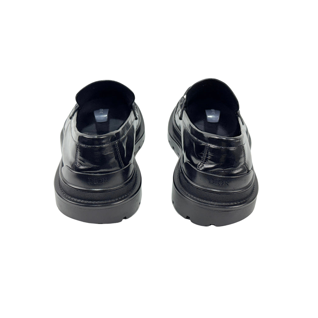 DOIR x Stussy Black Leather Loafers/Moccasins (Size 43)