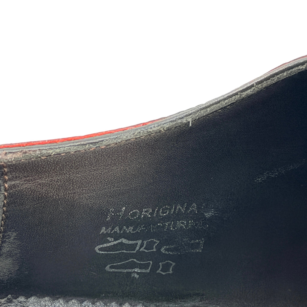 HARRIS FIRENZE Derby/Oxford Exotic Leather: The Vamp (Middle Section) Appears To Be Crocodile Skin Multi-Tonal (Size 43.5)