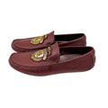 BILLIONAIRE Hand-Embroidered Coat-Of-Arms (Crest) On The Vamp Calfskin Loafers/Moccasins (Size 41)