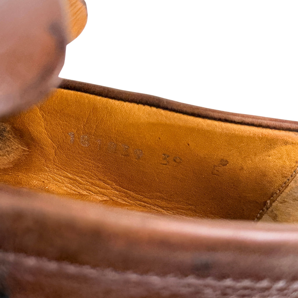 GUCCI Brown GG Loafers/Moccasins (Size 39)