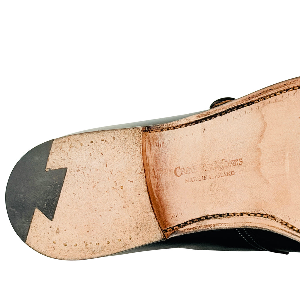 CROCKETT & JONES Monkton-Single Monk Strap/Dress/Slip-On (Size 43.5)