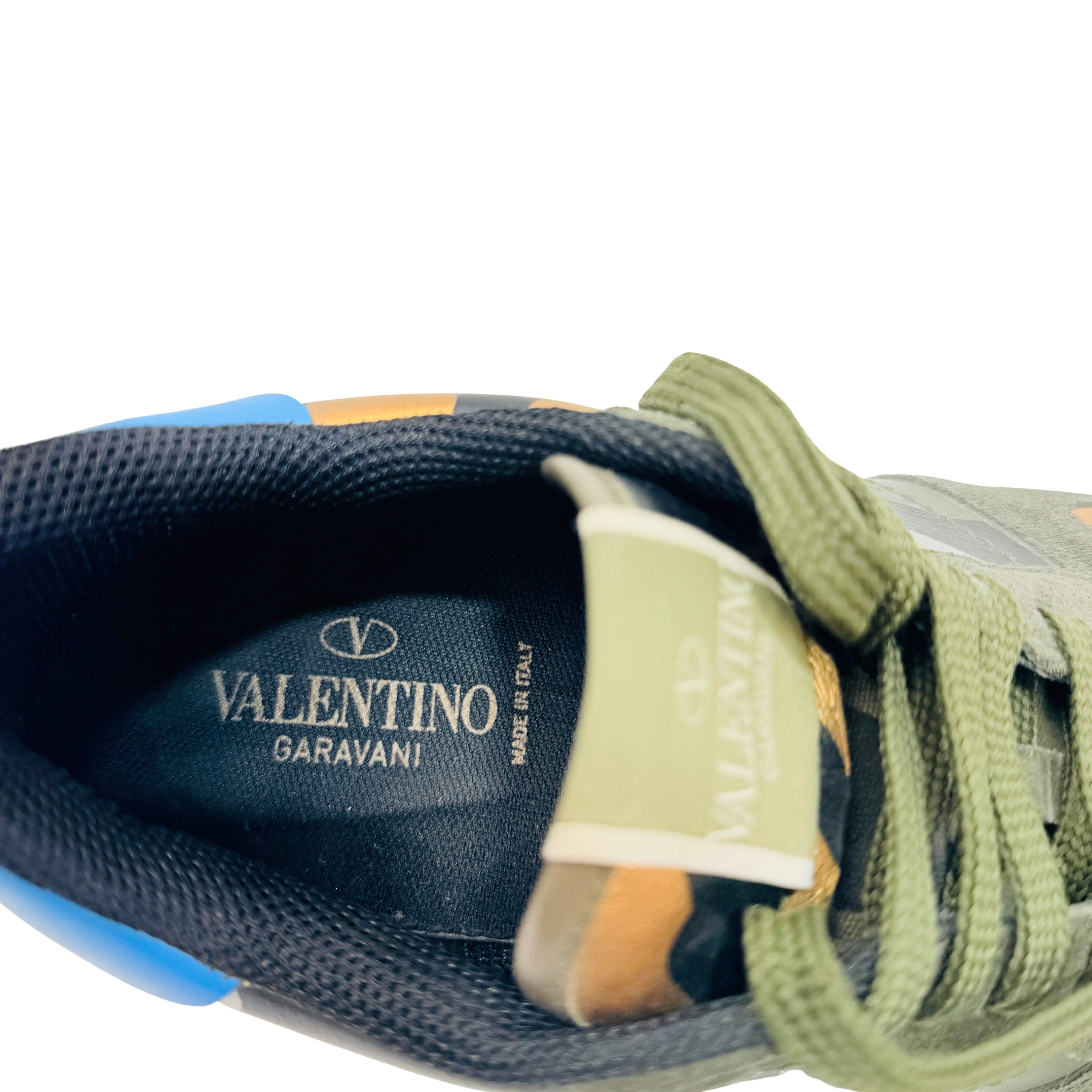 VALENTINO GARAVANI Rockrunner Camouflage Sneakers/Lace-Up/ Runner (Size 42)