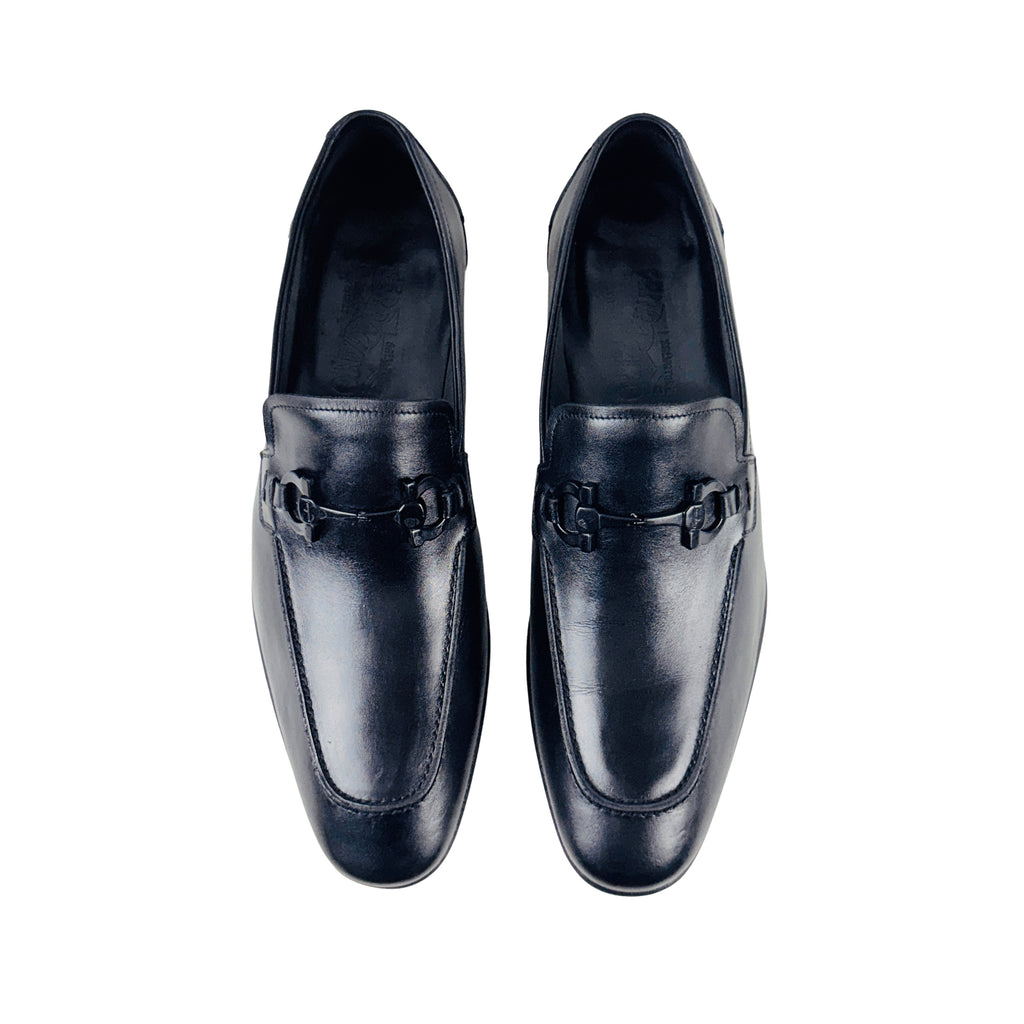 SALVATORE FERRAGAMO Gancini Bit Loafers/Moccasins (Size 45)