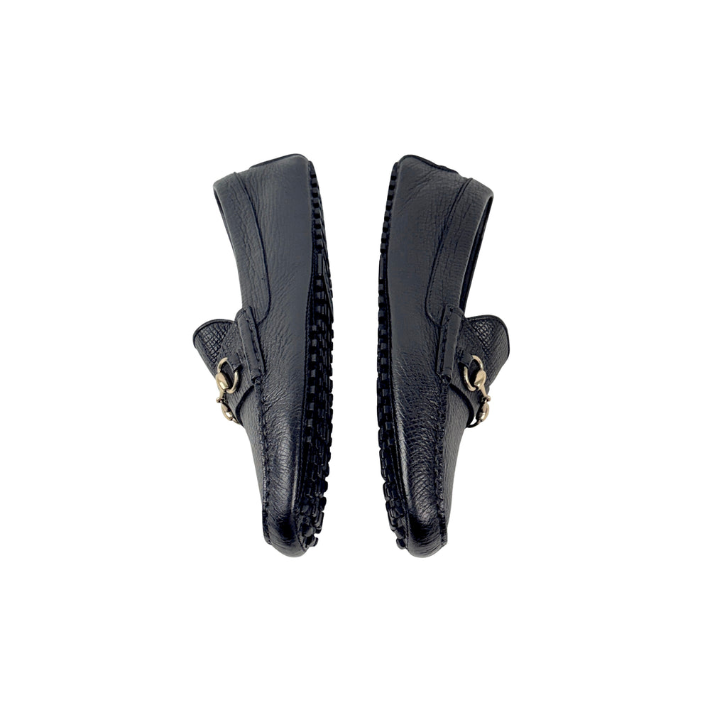GUCCI Horsebit Grained Leather Loafers/Moccasins (Size 43.5)