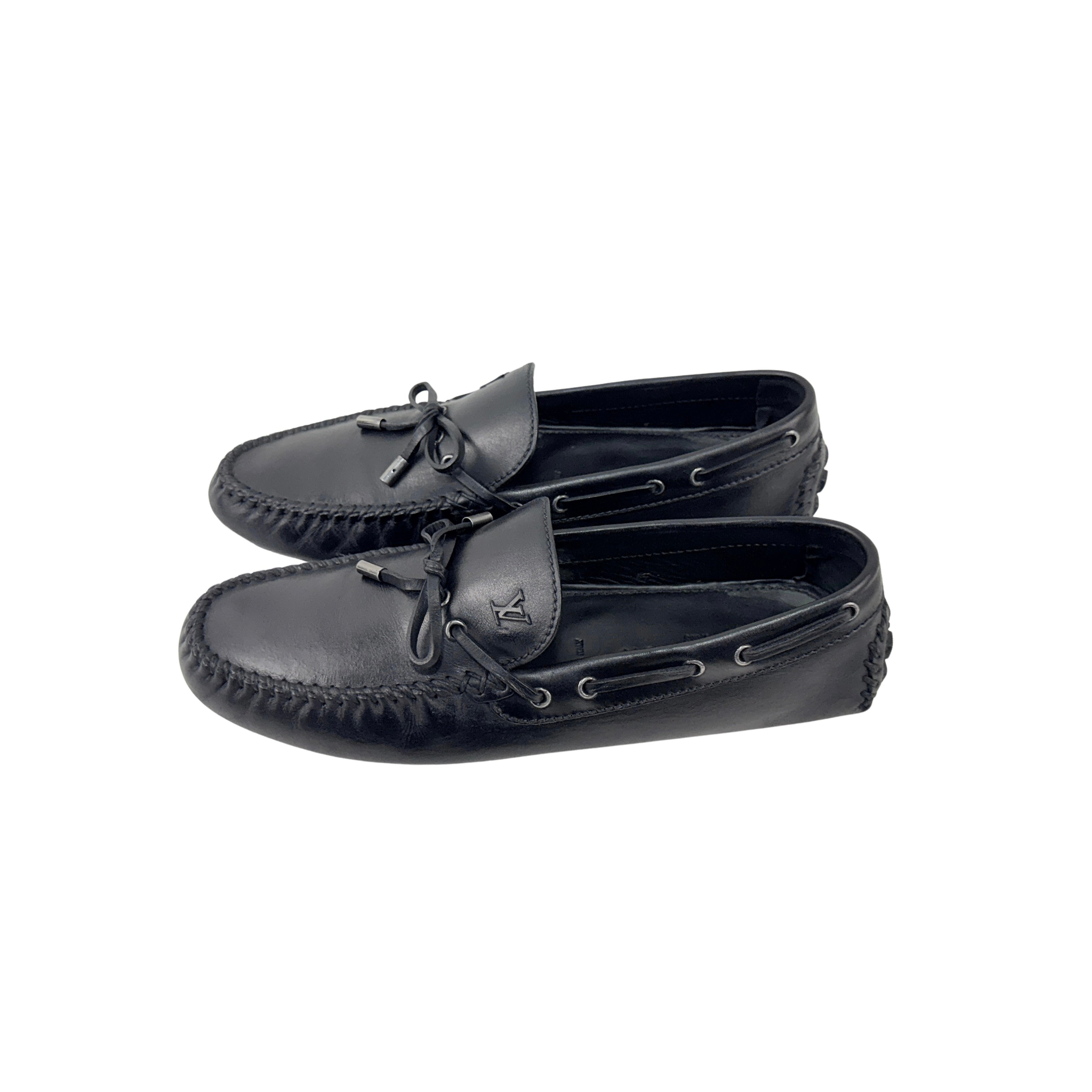 LOUIS VUITTON Arizona Calf Leather Loafers/Moccasins (Size 44.5)