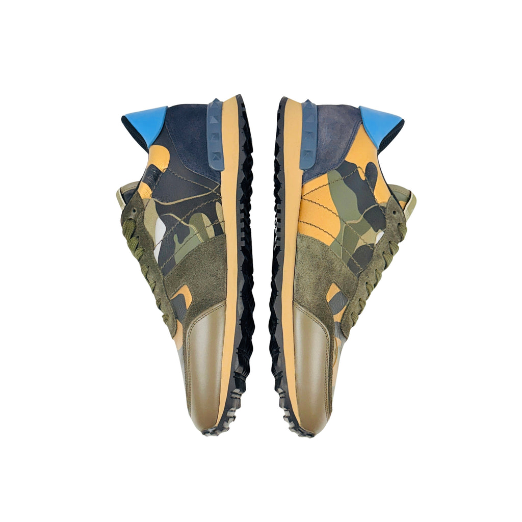 VALENTINO GARAVANI Rockrunner Camouflage Sneakers/Lace-Up/ Runner (Size 42)