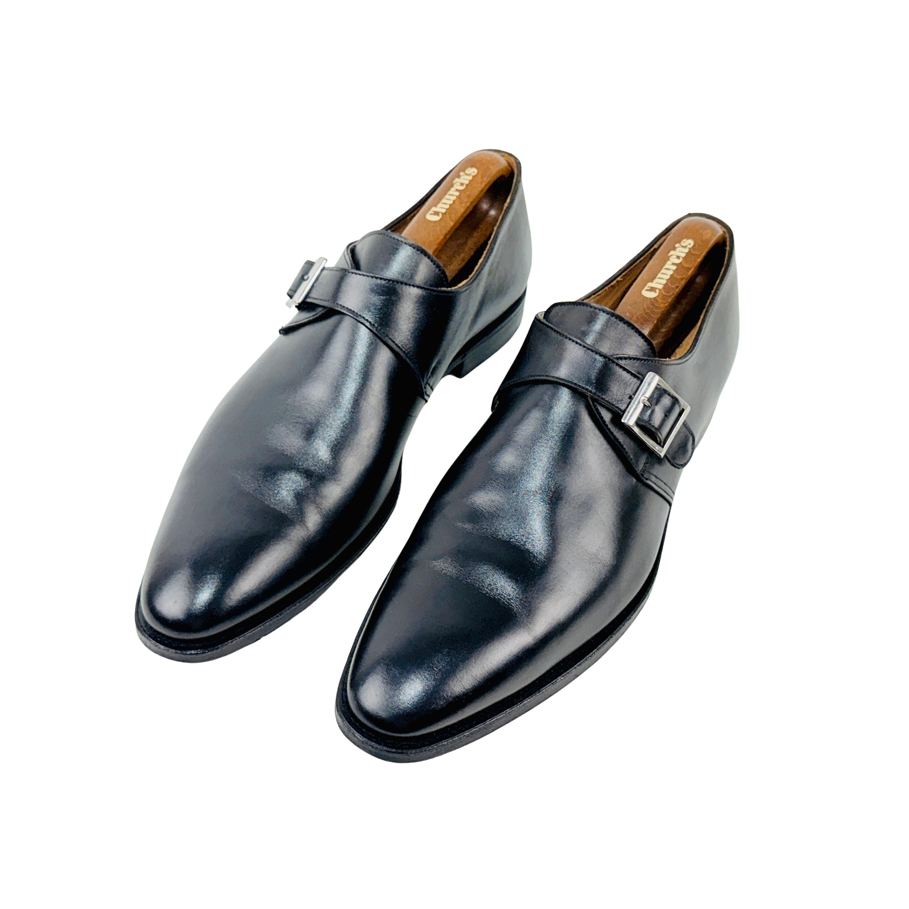 CROCKETT & JONES Monkton-Single Monk Strap/Dress/Slip-On (Size 43.5)