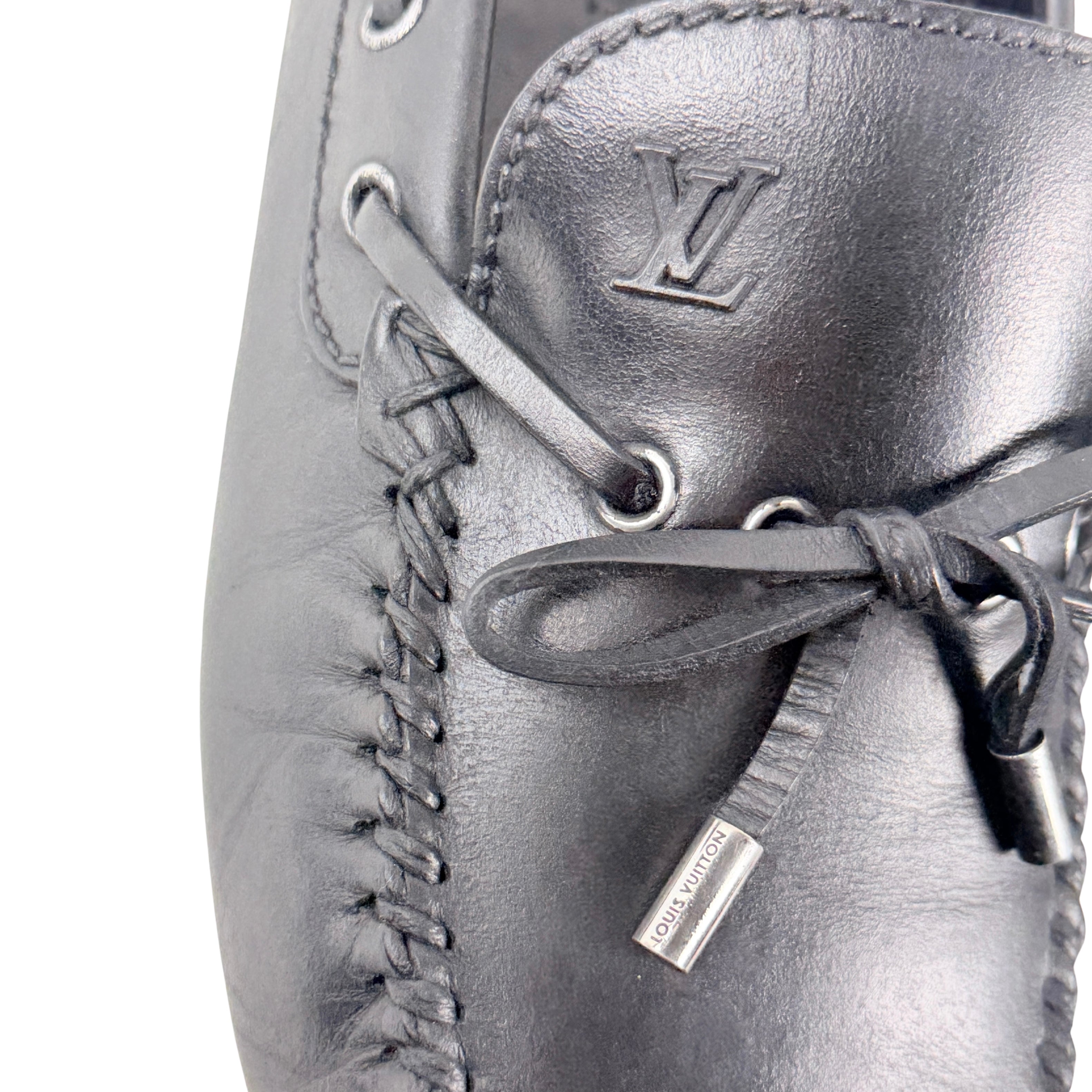 LOUIS VUITTON Arizona Calf Leather Loafers/Moccasins (Size 44.5)