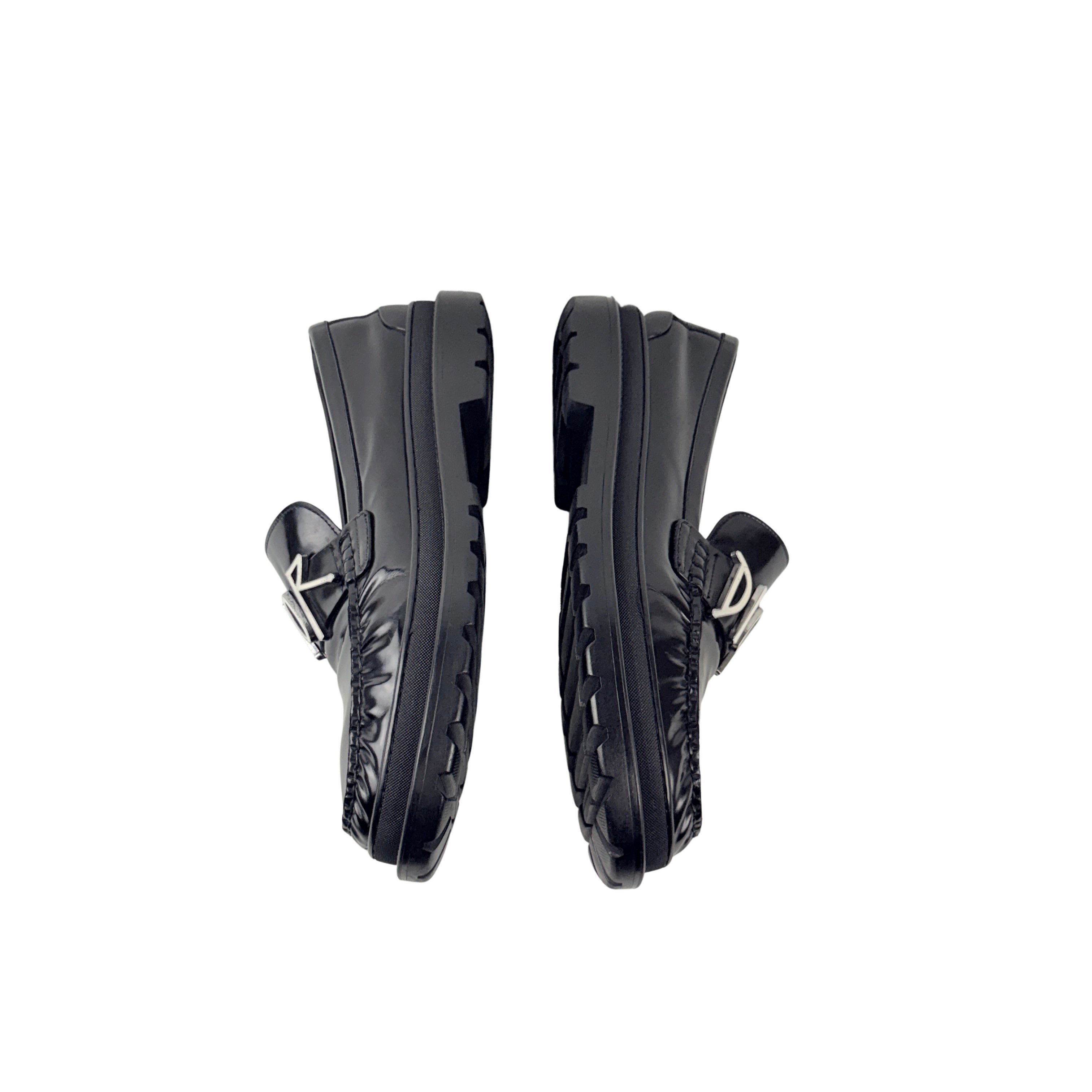 DOIR x Stussy Black Leather Loafers/Moccasins (Size 43)