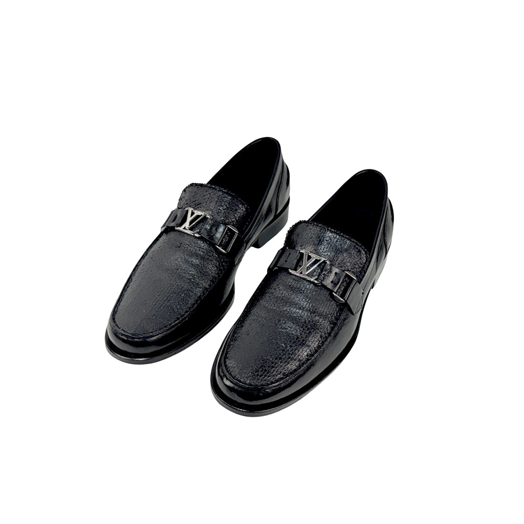 LOUIS VUITTON Major Loafers/Moccasins Exotic Skins (Size 42)
