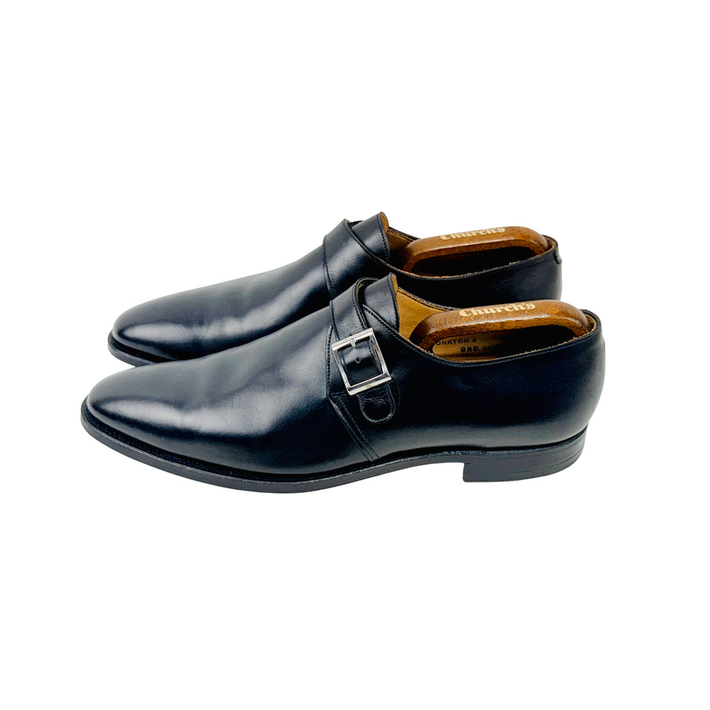 CROCKETT & JONES Monkton-Single Monk Strap/Dress/Slip-On (Size 43.5)