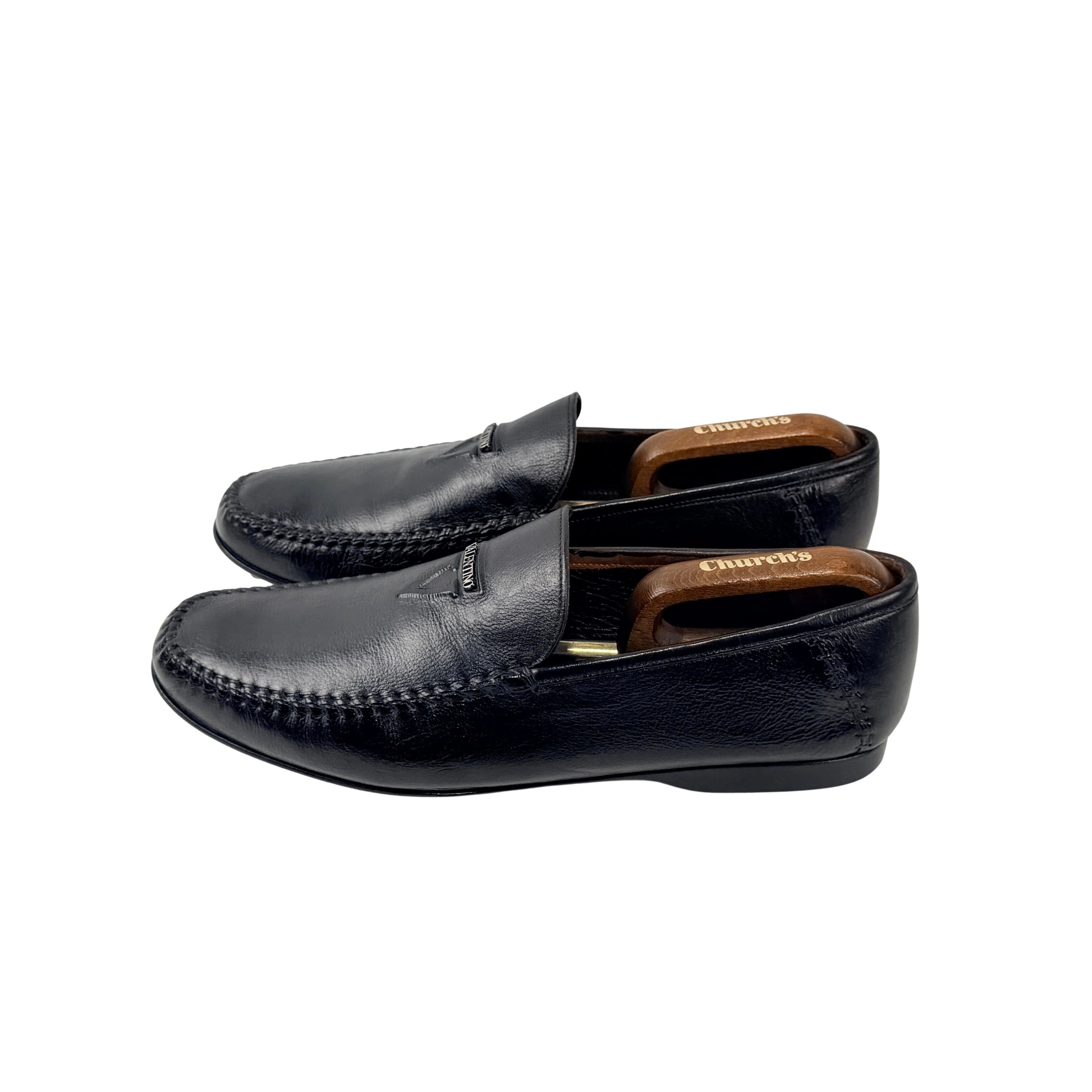 VALENTINO GARAVANI VLogo Signature Loafers/Moccasins (Size 46)