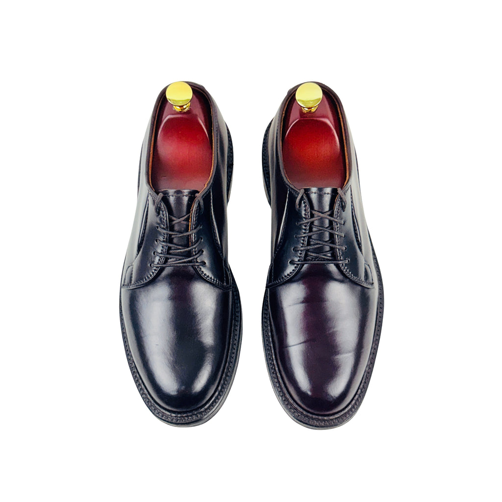 ALDEN 990 Plain Toe Blucher in Color Dark Burgundy Oxford/Derby/Lace Up (Size 41.5)