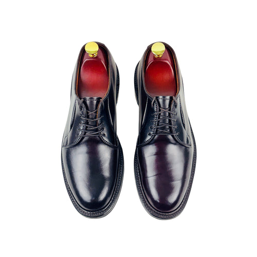 ALDEN 990 Plain Toe Blucher in Color Dark Burgundy Oxford/Derby/Lace Up (Size 41.5)