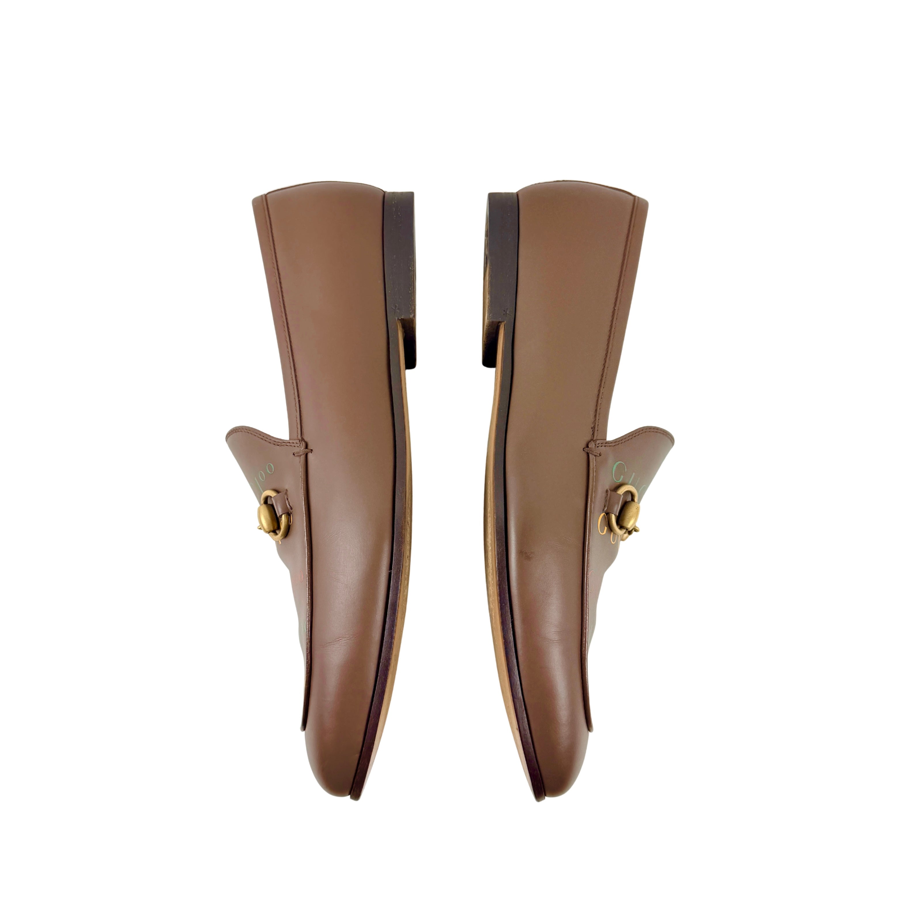 GUCCI Authentic Men's Brown Jordaan 100th Anniversary Horsebit Loafers/ Moccasins (Size 42)