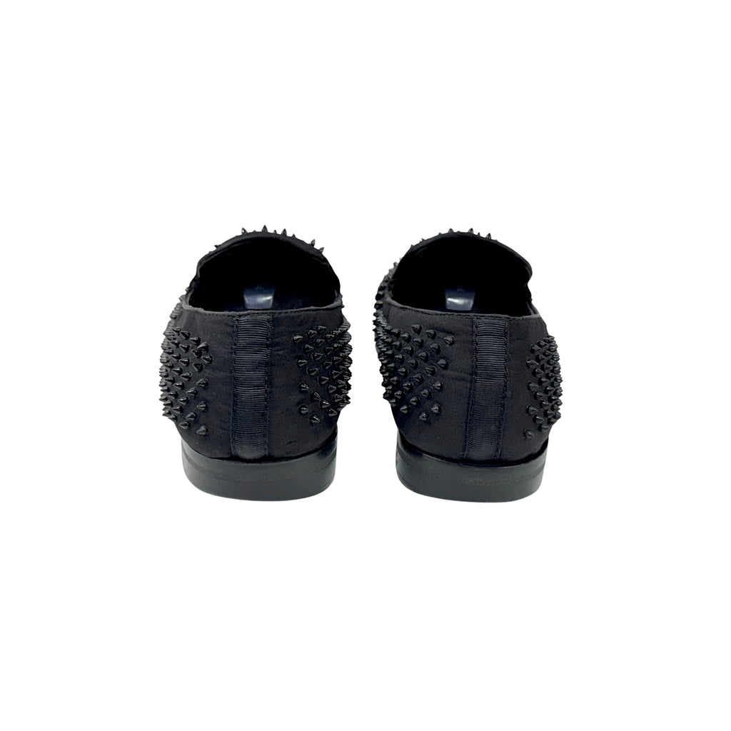 STACY ADAMS Sabre Spiked Loafers/Moccasins in Black (Size 45)
