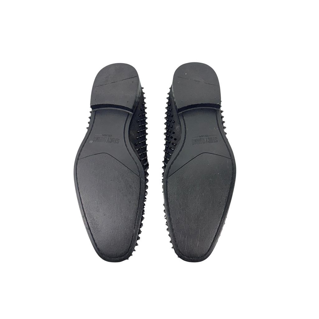 STACY ADAMS Sabre Spiked Loafers/Moccasins in Black (Size 45)