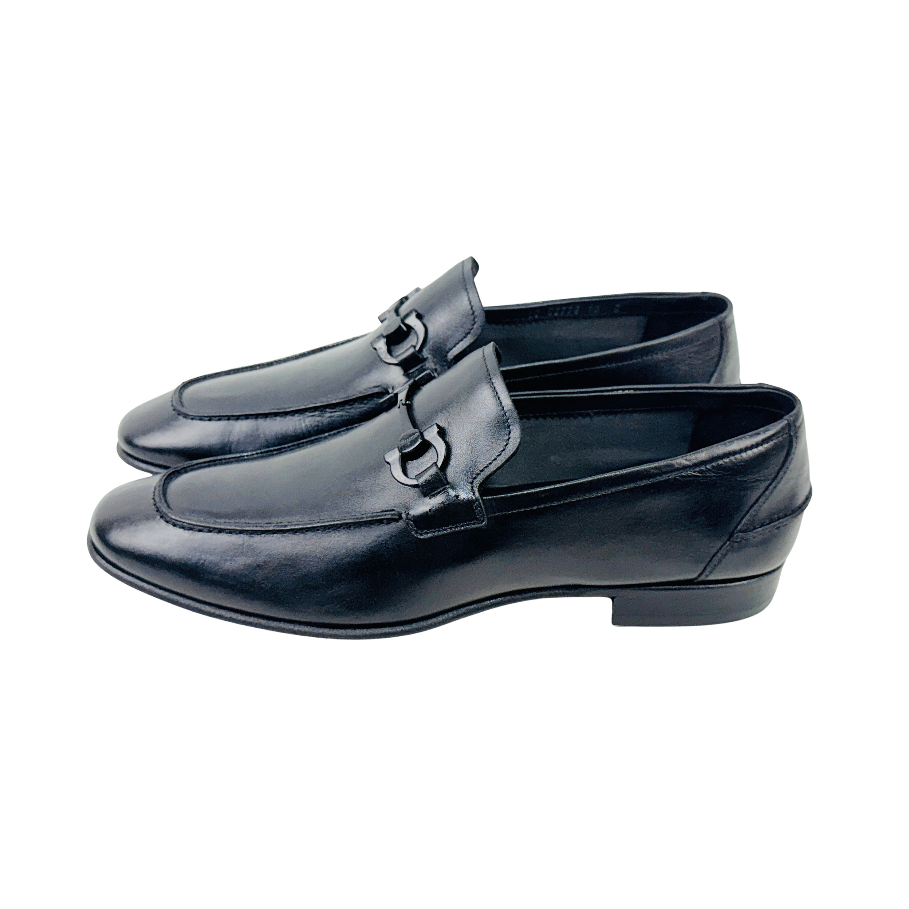 SALVATORE FERRAGAMO Gancini Bit Loafers/Moccasins (Size 45)