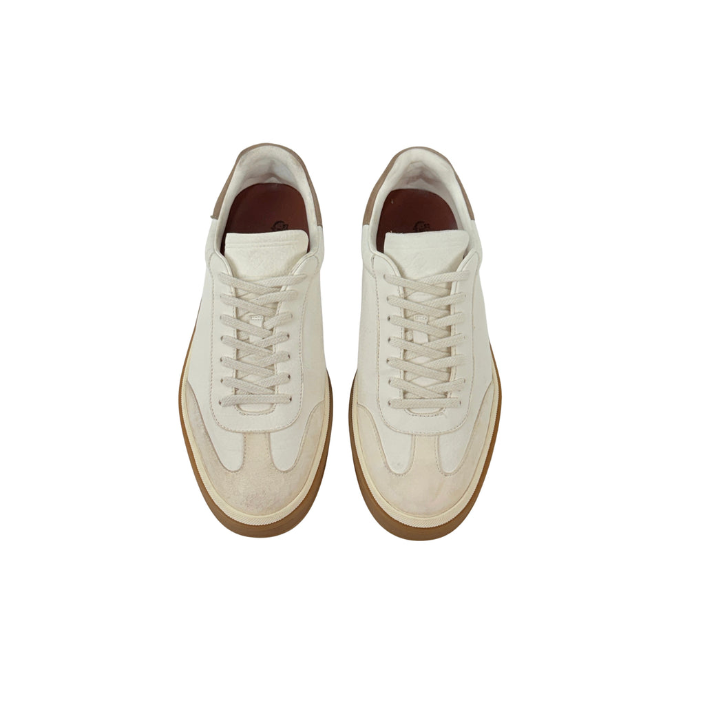 LORO PIANA Tennis Walk Suede Leather Sneakers (Size 41)