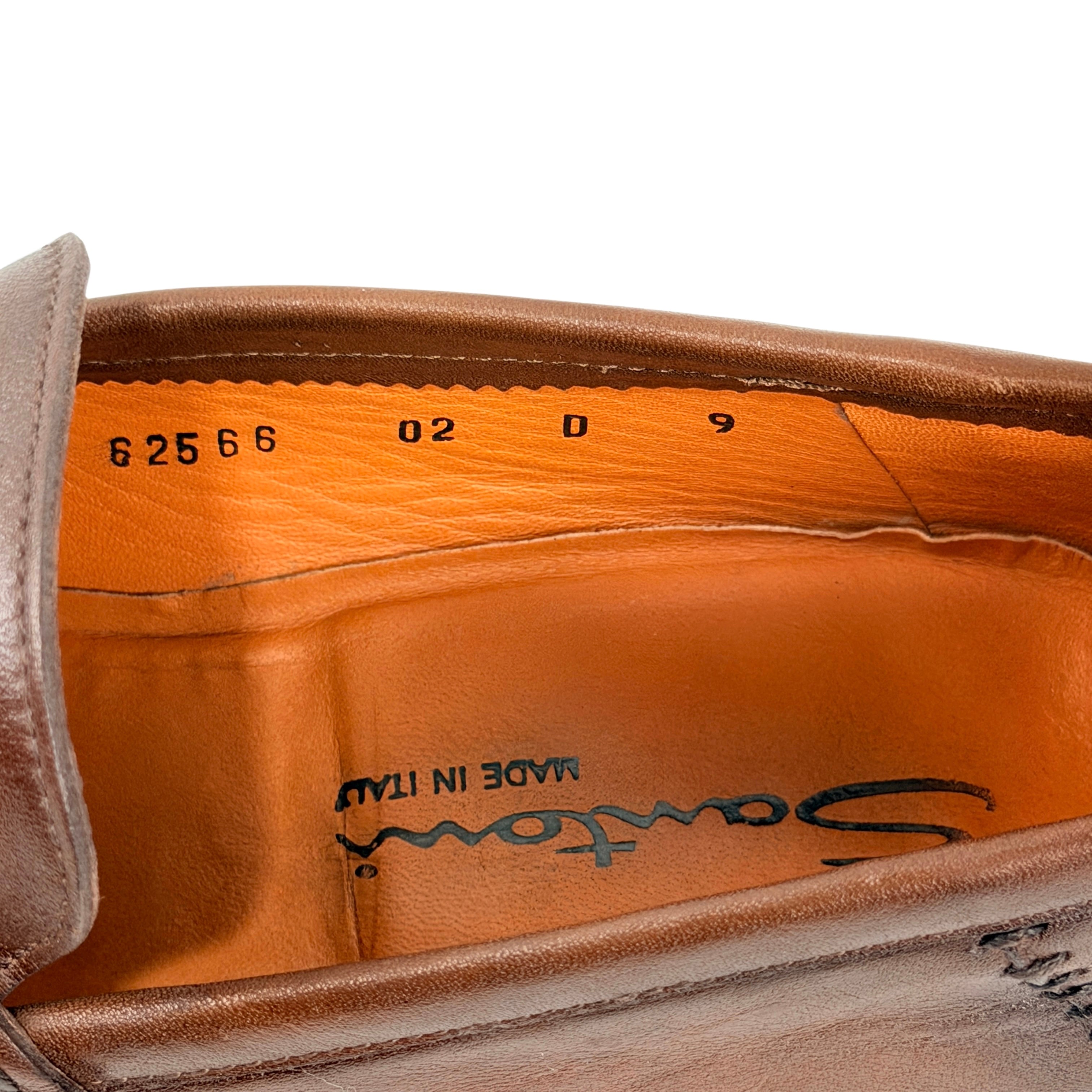 SANTONI Penny Plain Strap LoaferS/Moccasins (Size 43)