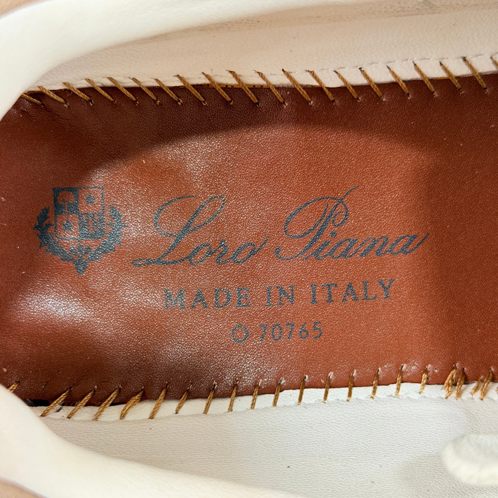 LORO PIANA Tennis Walk Suede Leather Sneakers (Size 41)