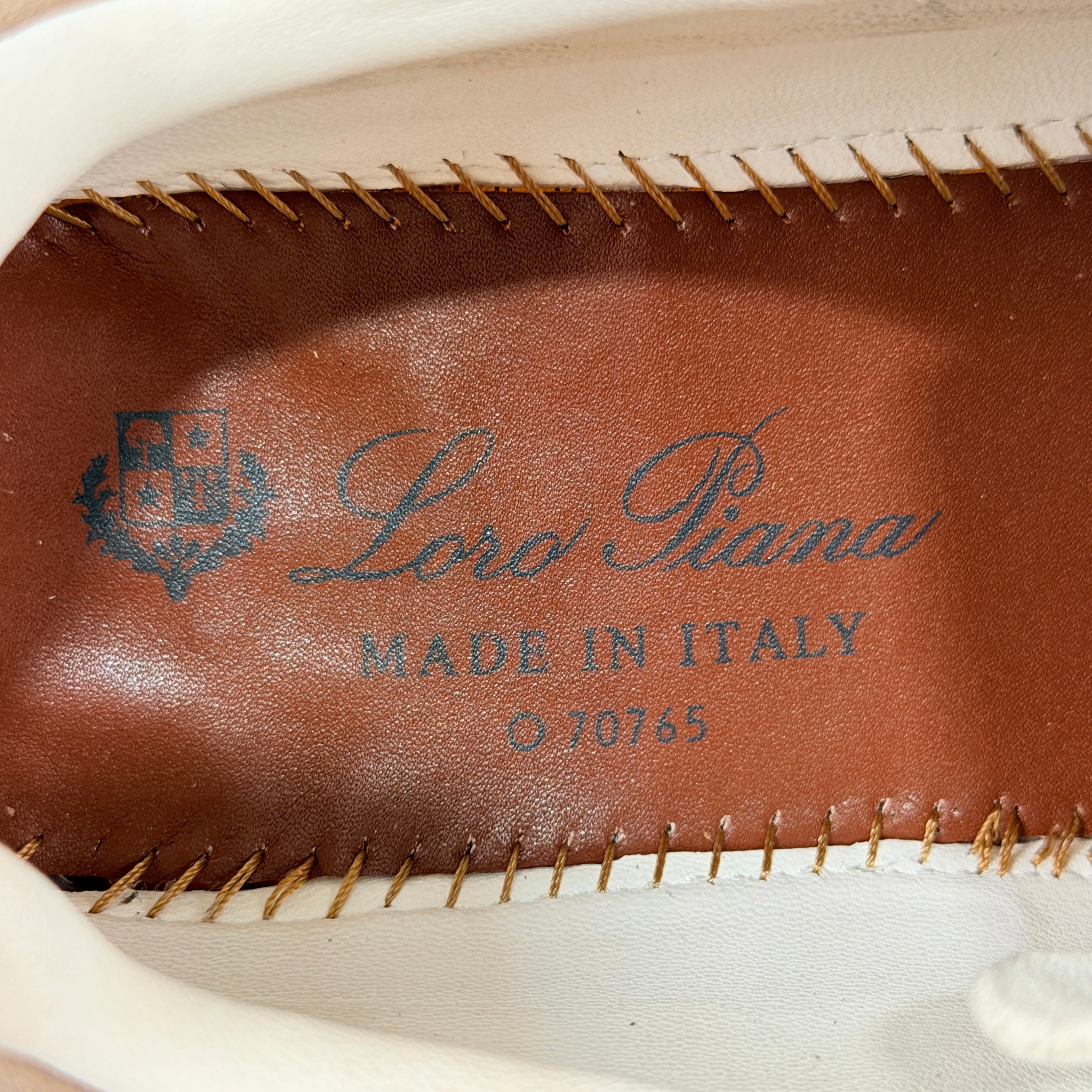 LORO PIANA Tennis Walk Suede Leather Sneakers (Size 41)