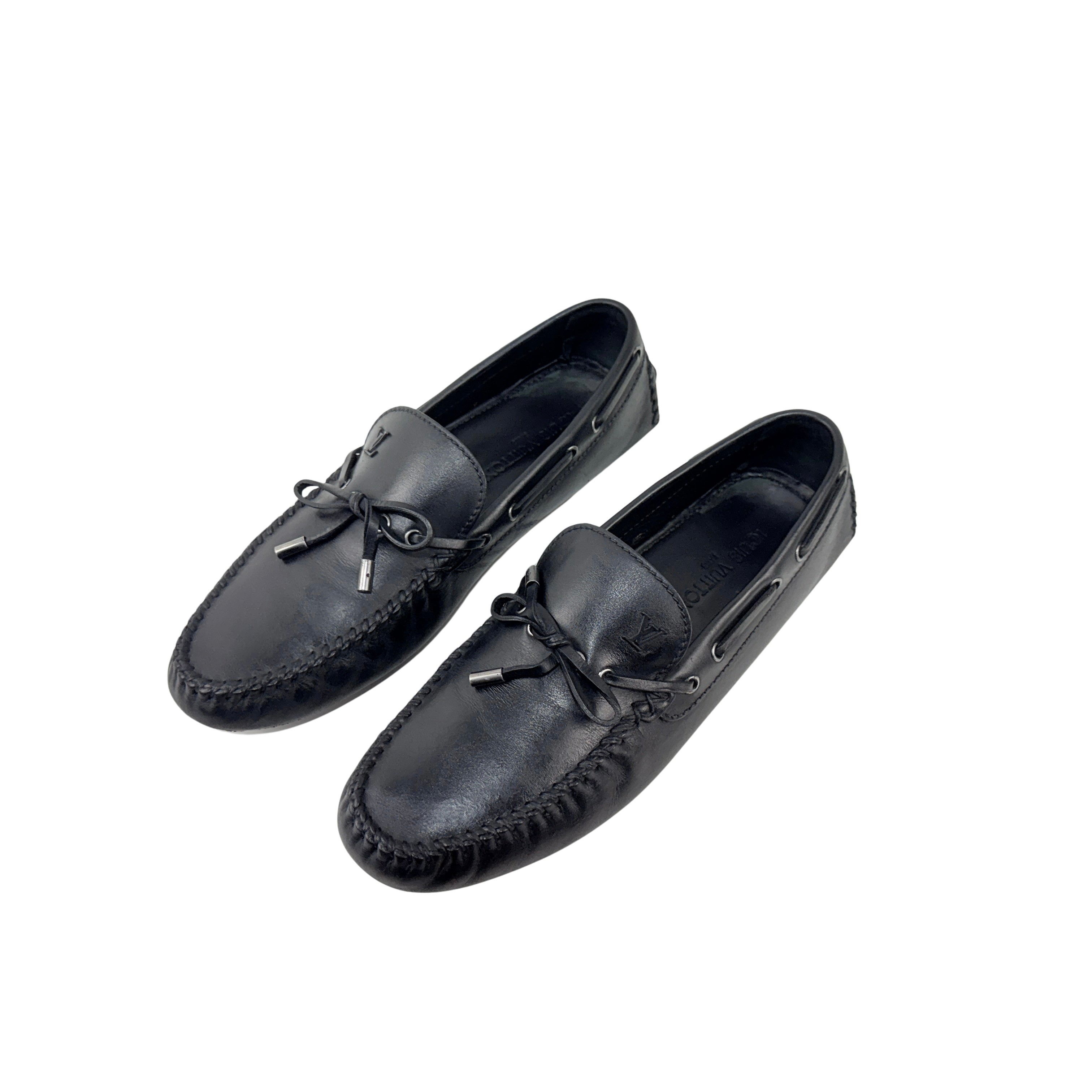 LOUIS VUITTON Arizona Calf Leather Loafers/Moccasins (Size 44.5)