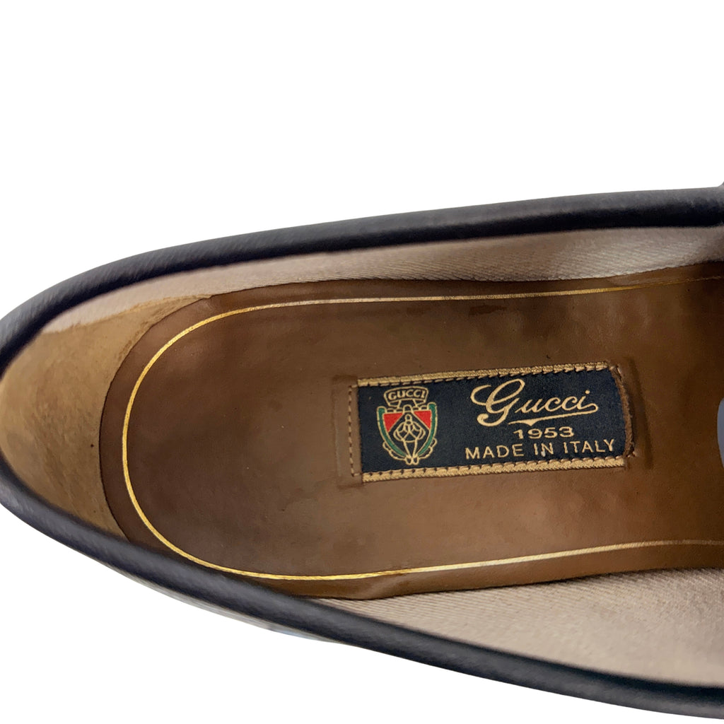 GUCCI Jordan 1953 Embroidered Insect Horsebit Loafers/Moccasins (Size 42)
