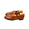 STUART’S CHOICE Was Paul Stuart’s Top-Teir Benchmade Line Product Calfskin Penny Loafers/Moccasins (Size 45)