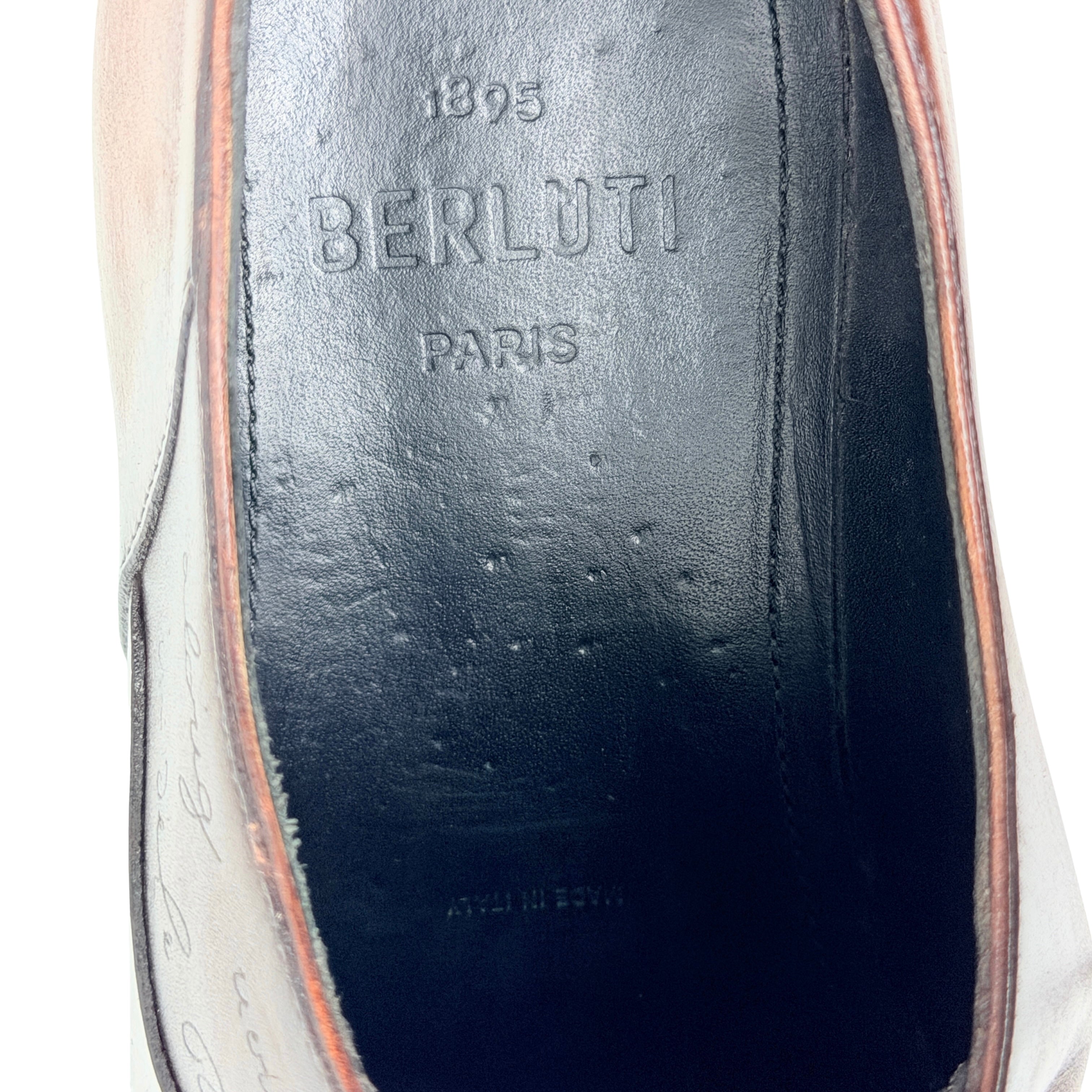 BERLUTI Alessandro Scritto Leather Oxford/Derby/Lace-up (Size 41)