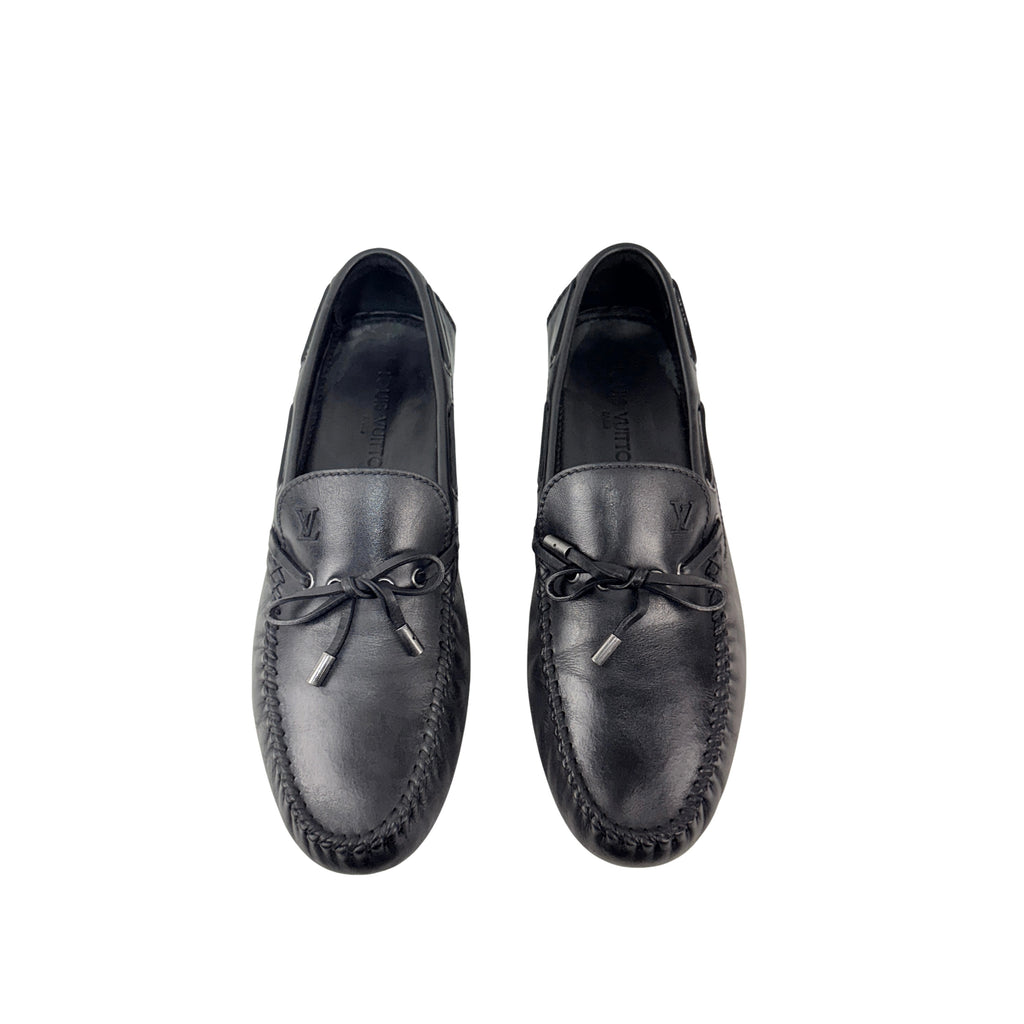 LOUIS VUITTON Arizona Calf Leather Loafers/Moccasins (Size 44.5)
