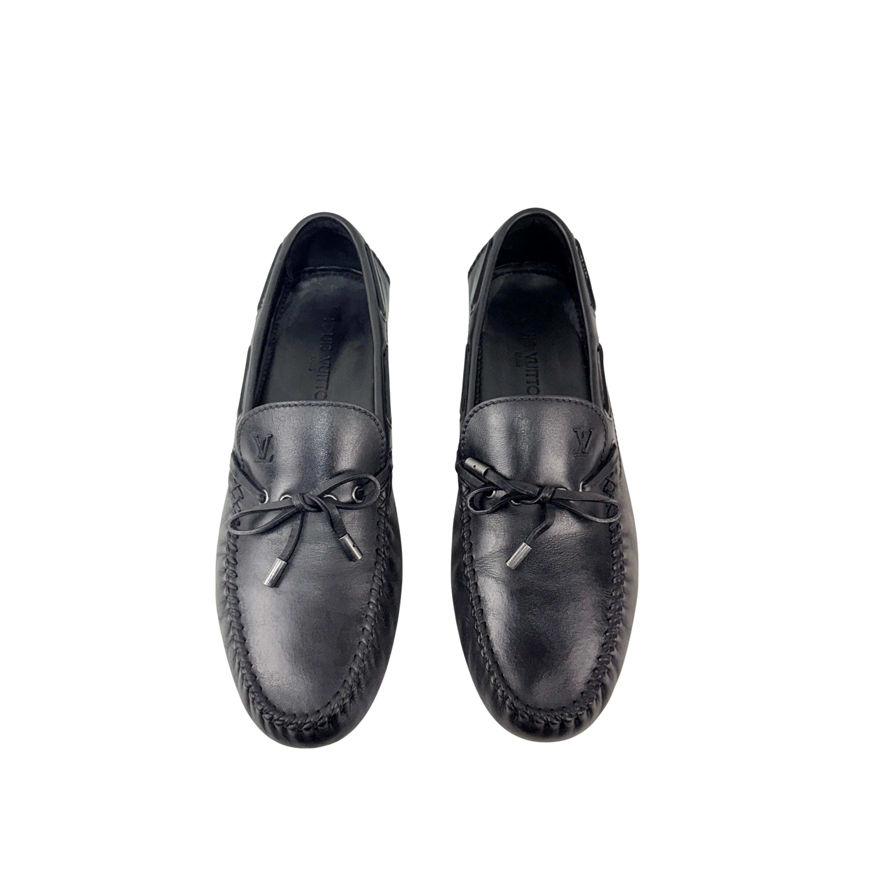 LOUIS VUITTON Arizona Calf Leather Loafers/Moccasins (Size 44.5)