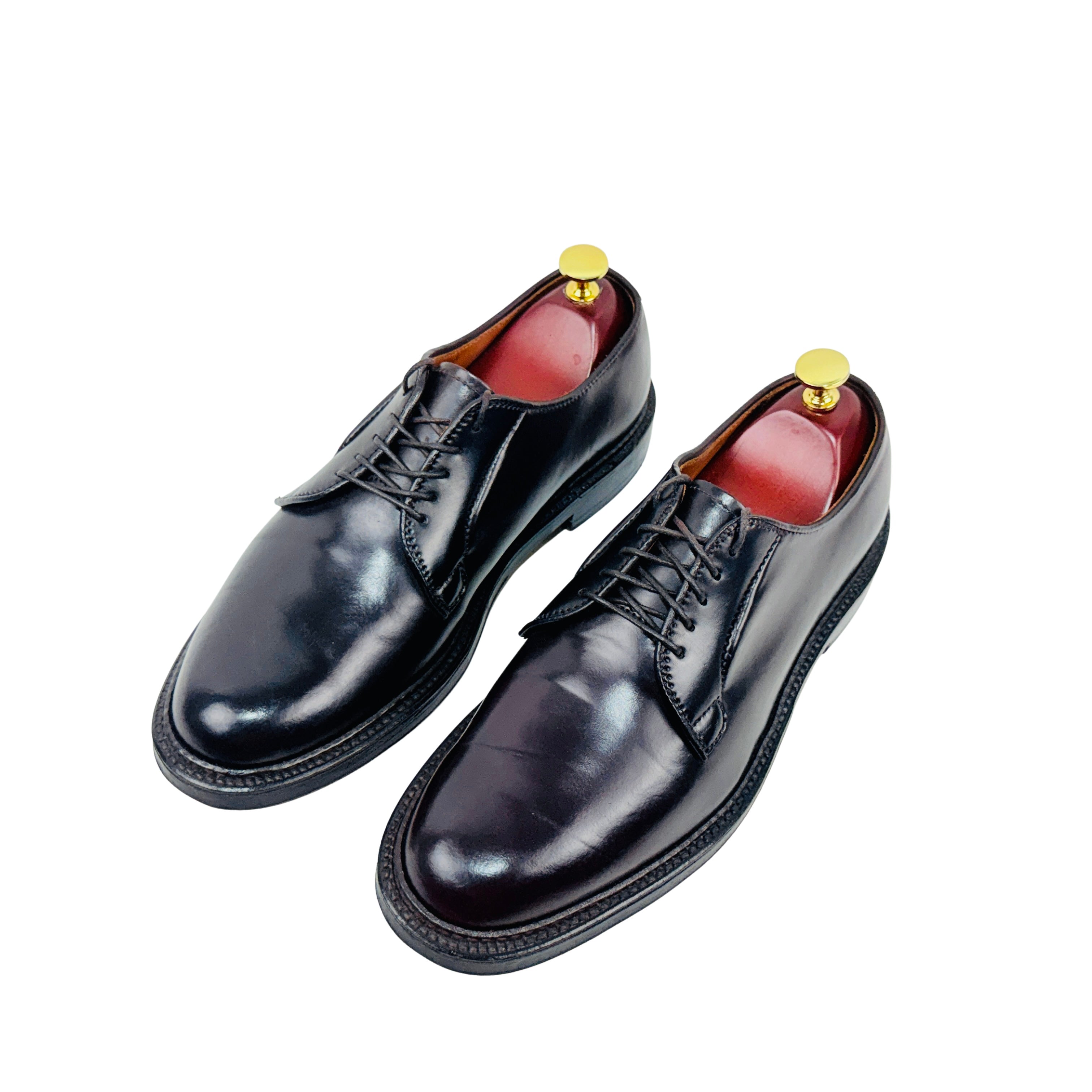 ALDEN 990 Plain Toe Blucher in Color Dark Burgundy Oxford/Derby/Lace Up (Size 41.5)