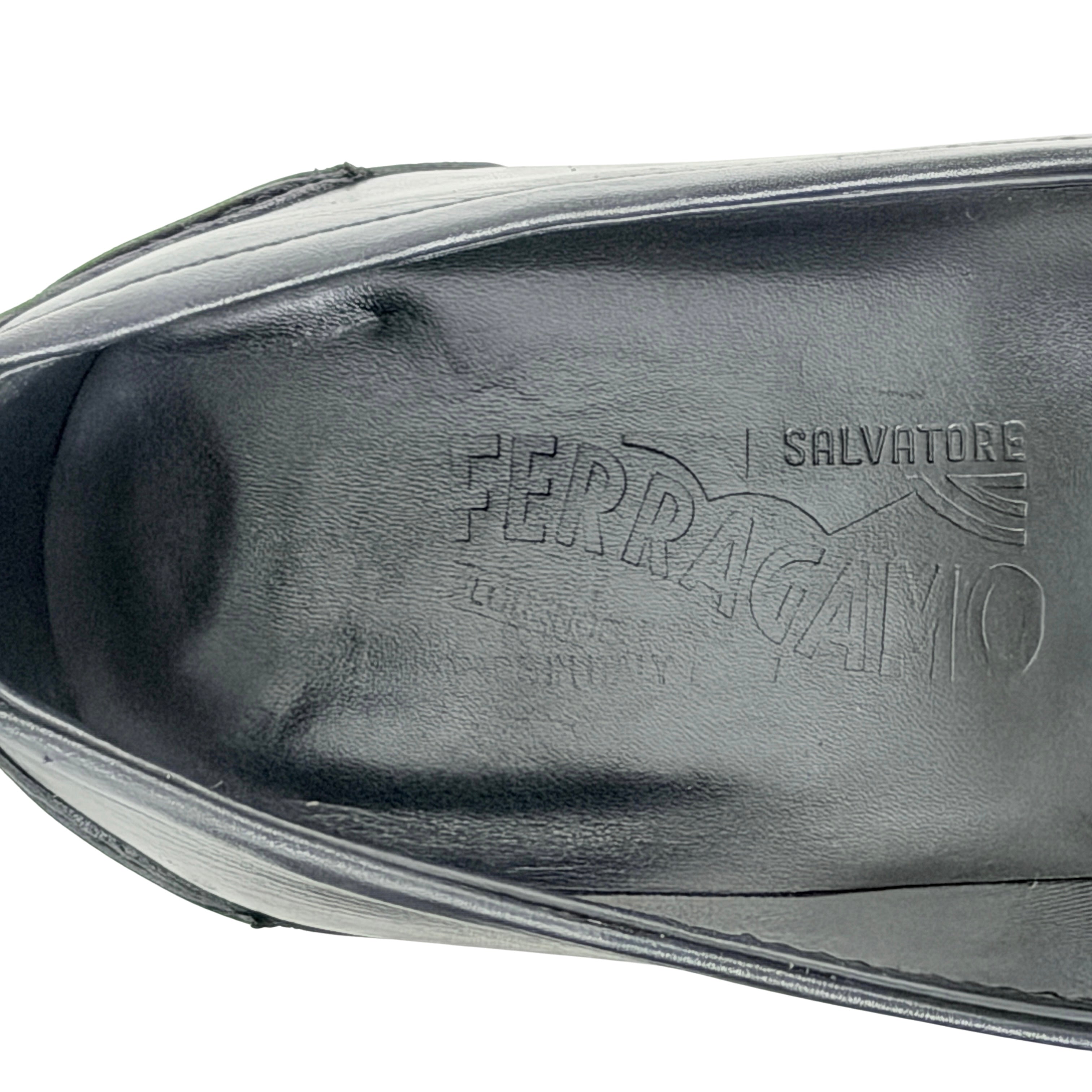 SALVATORE FERRAGAMO Gancini Bit Loafers/Moccasins (Size 45)
