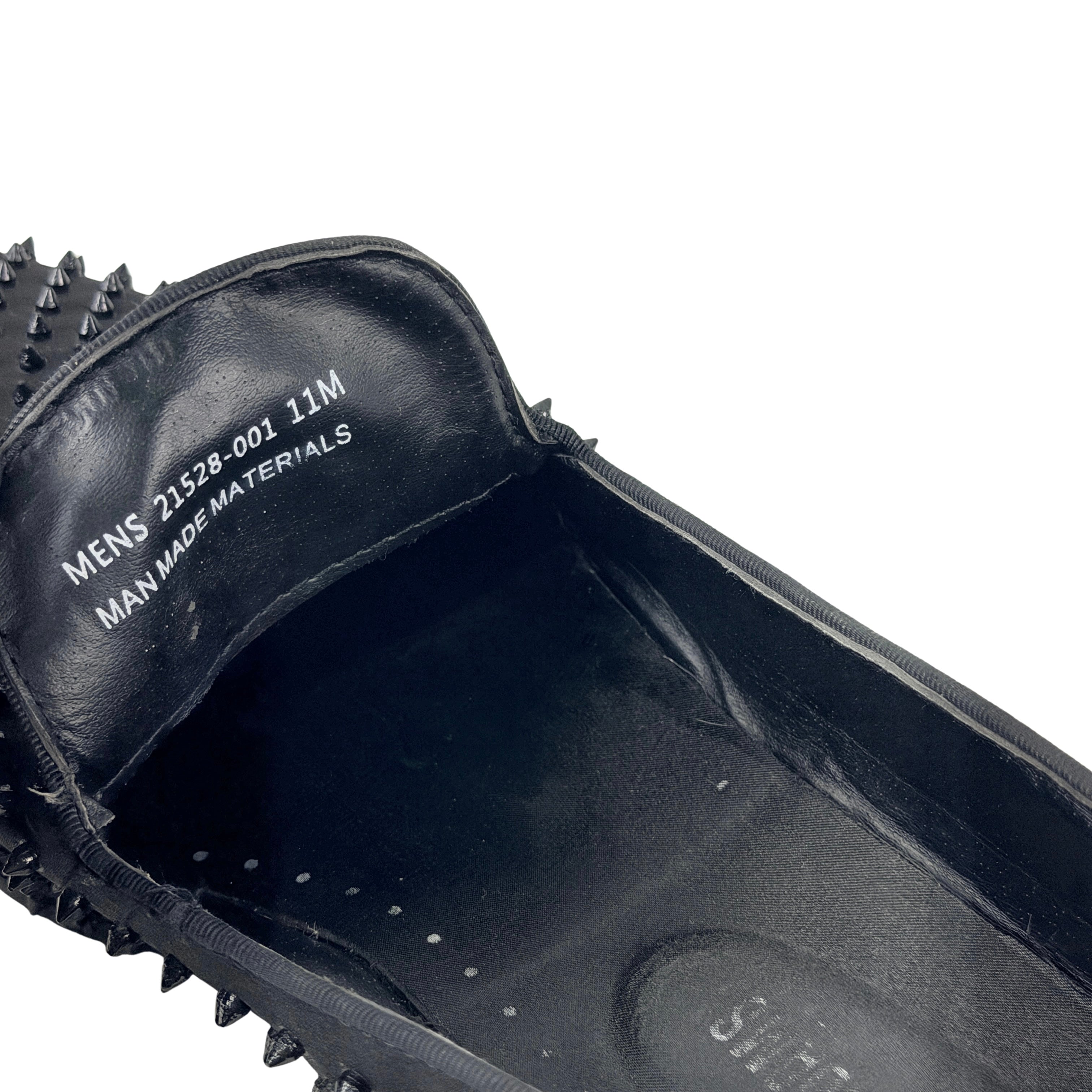 STACY ADAMS Sabre Spiked Loafers/Moccasins in Black (Size 45)