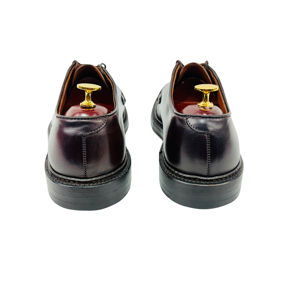 ALDEN 990 Plain Toe Blucher in Color Dark Burgundy Oxford/Derby/Lace Up (Size 41.5)