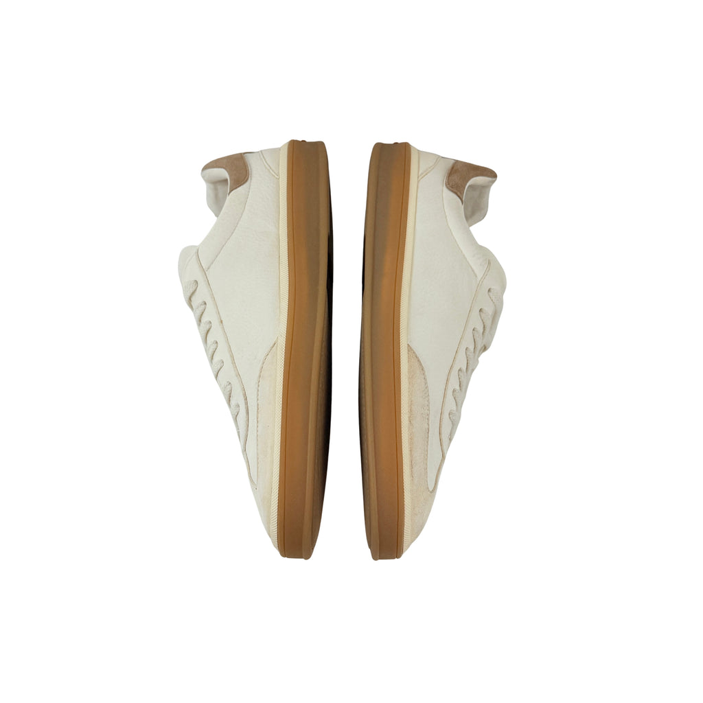 LORO PIANA Tennis Walk Suede Leather Sneakers (Size 41)