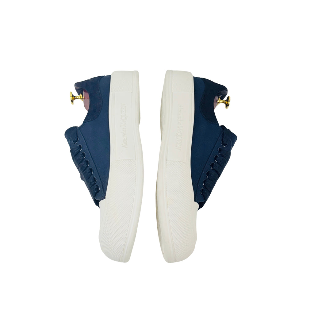 ALEXANDER MCQUEEN Deck Lace-Up/Sneakers Plimsoll (Size 42)