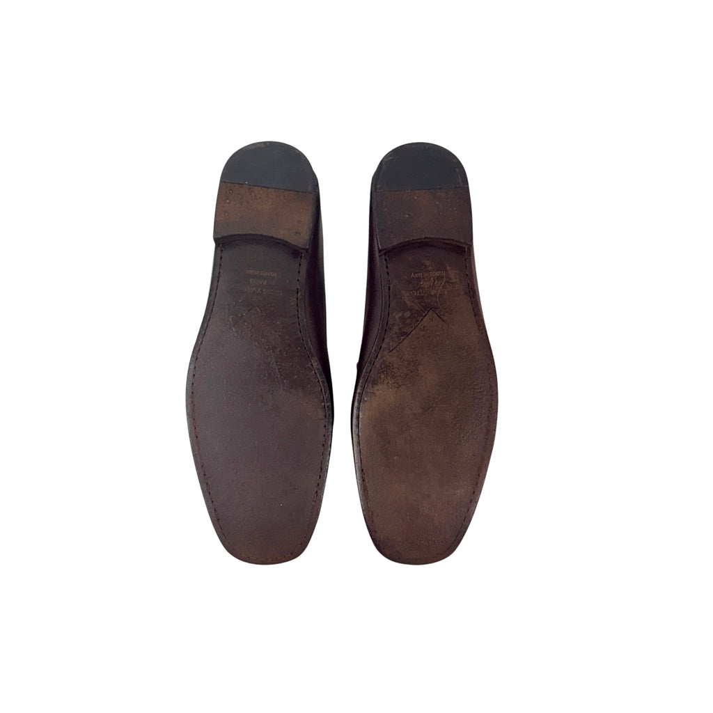 LOUIS VUITTON Burgundy Colour Major Loafers/ Moccasins (Size 41)