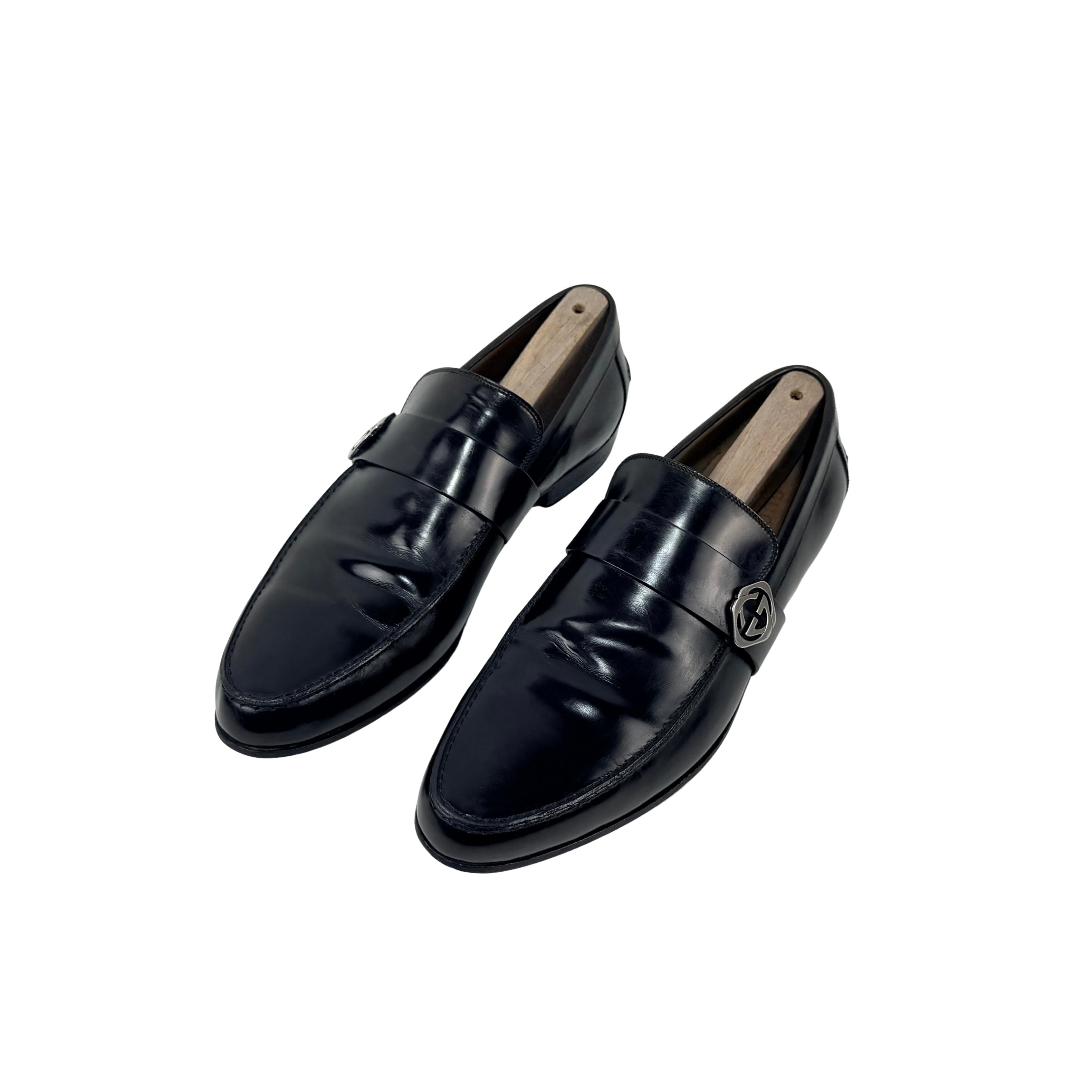 GUCCI Slip-on Loafer / Moccasin With G Logo (Size 42)