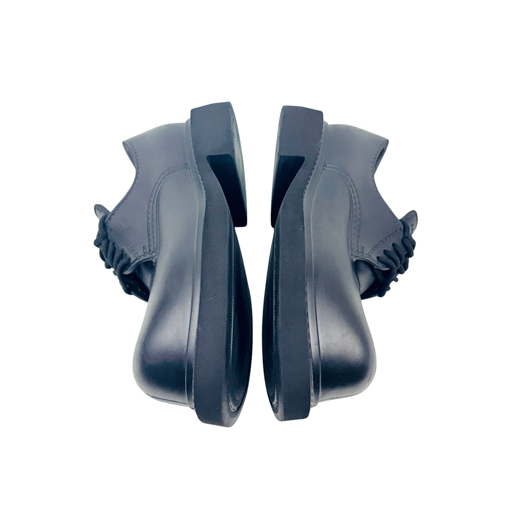 BALENCIAGA Steroid Derby/Boots in Black (molded EVA rubber) (Size 44)