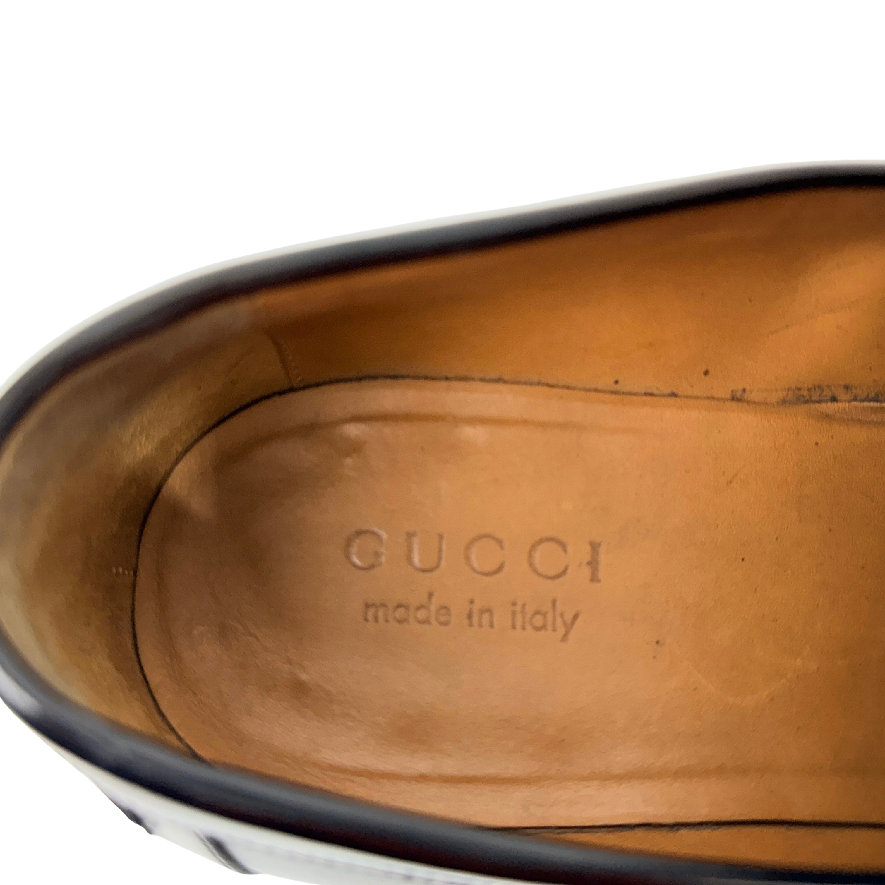 GUCCI Slip-on Loafer / Moccasin With G Logo (Size 42)